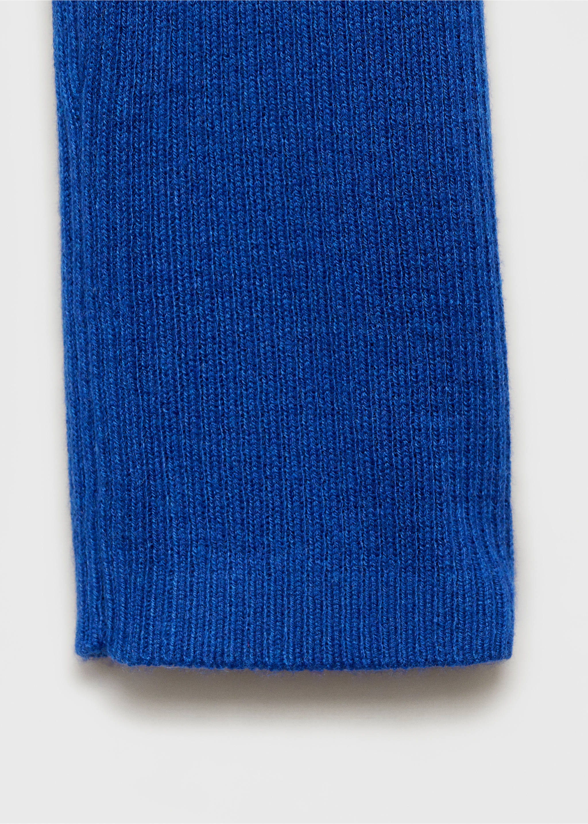Fine ribbed-knit sweater - Details of the article 0, Ink Blue. Ref: 77096724-00.