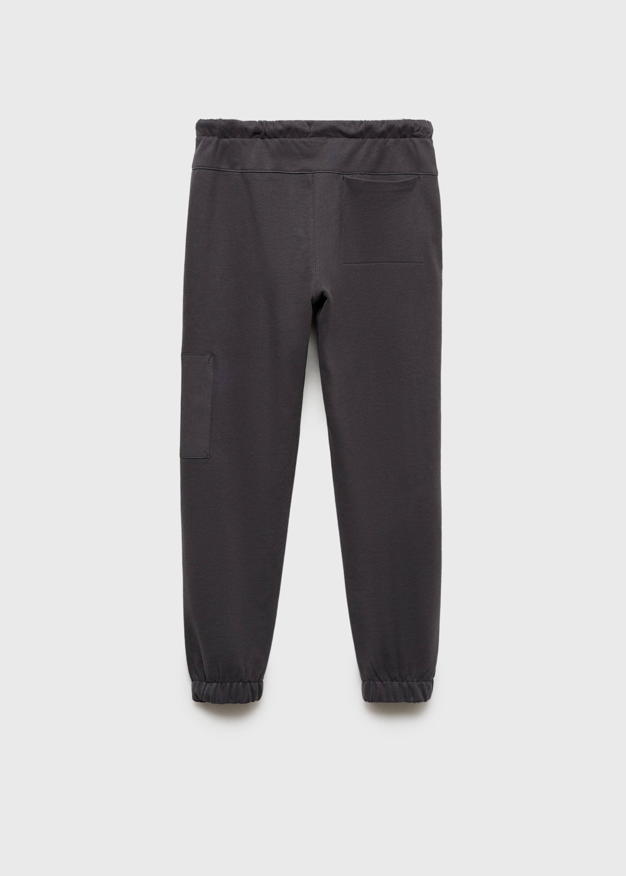Jogger-Hose aus Baumwolle - Rückseite des Artikels
