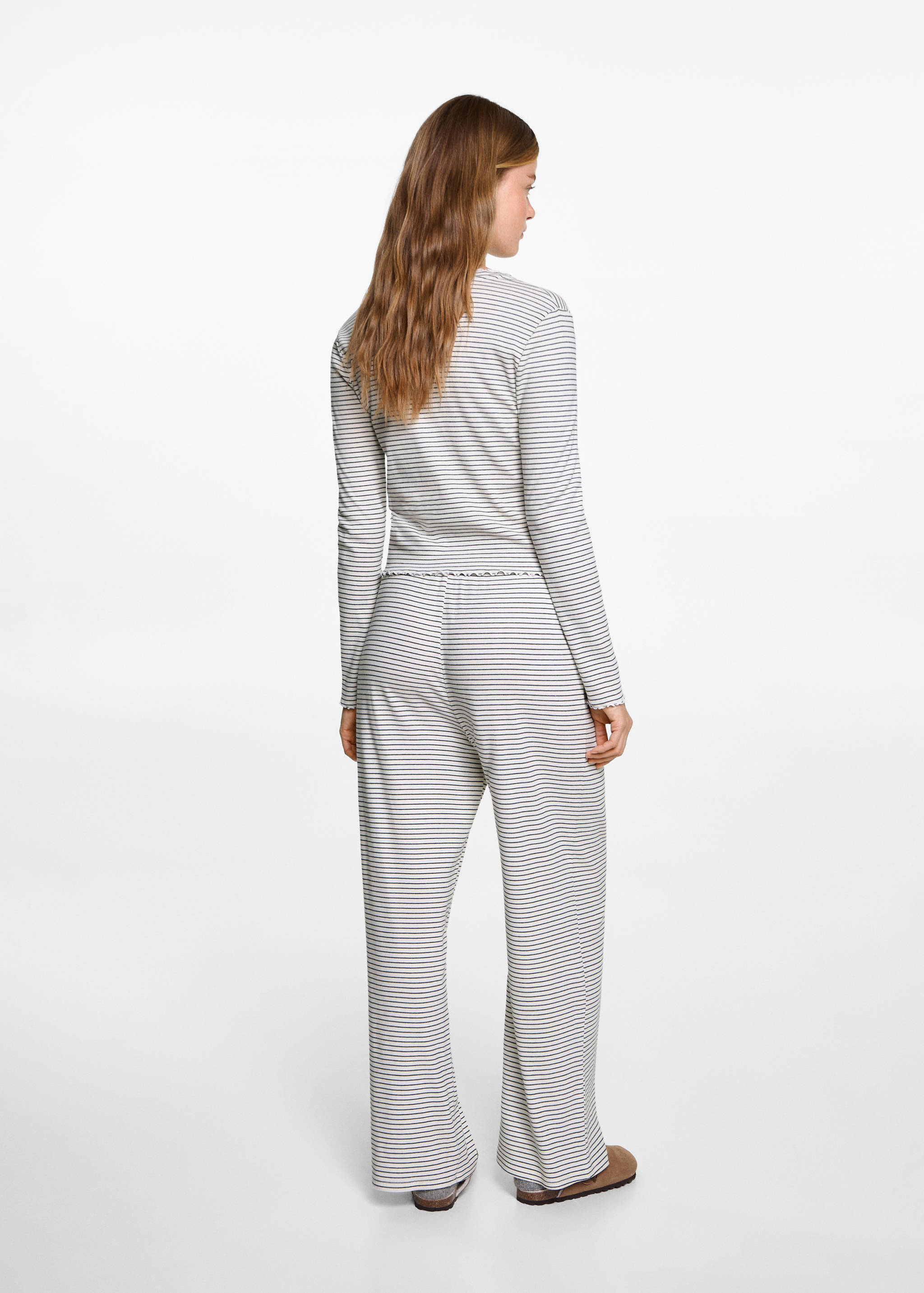 Striped long pyjamas - Reverse of the article