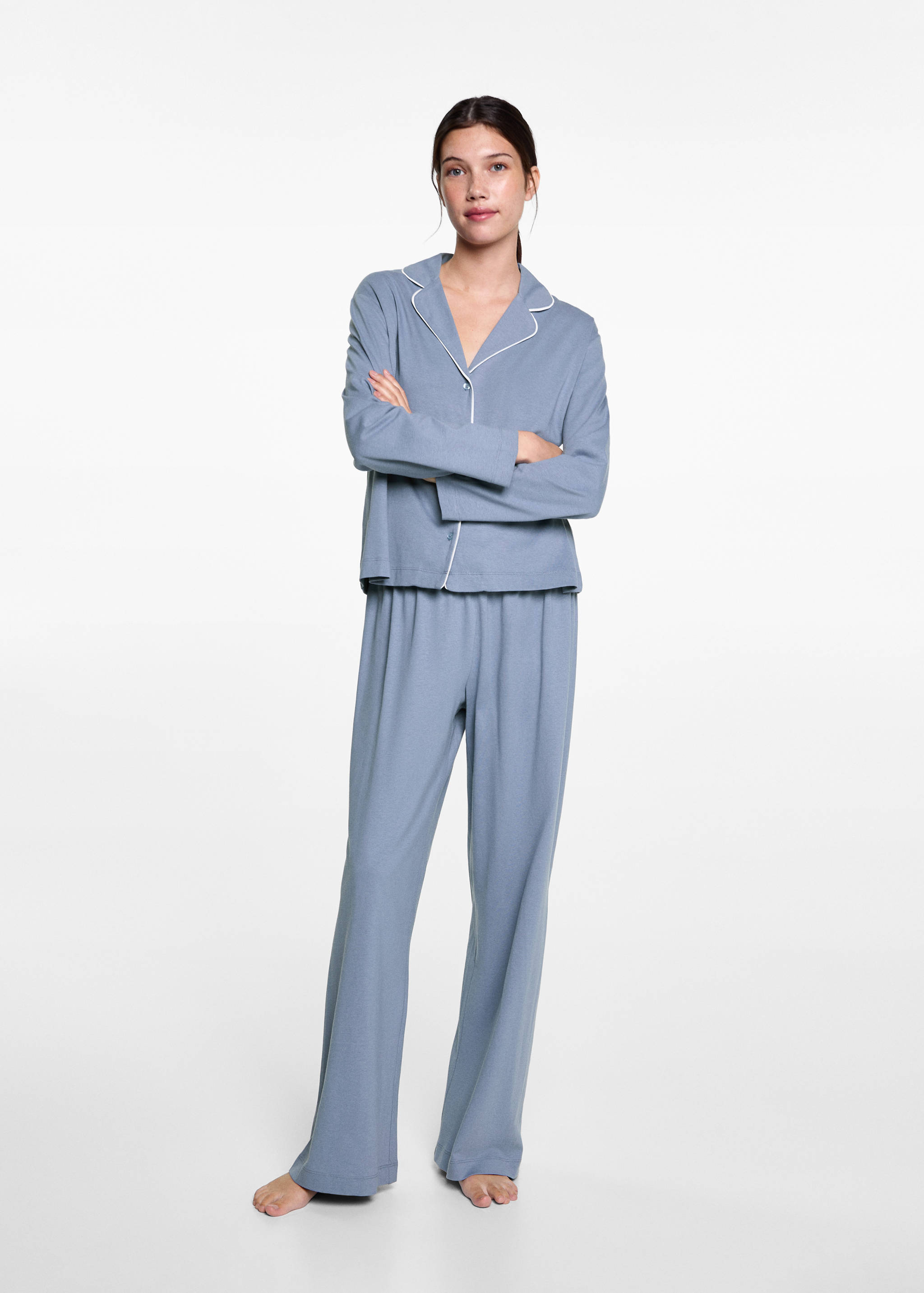 Pijama largo algodón - Plano general