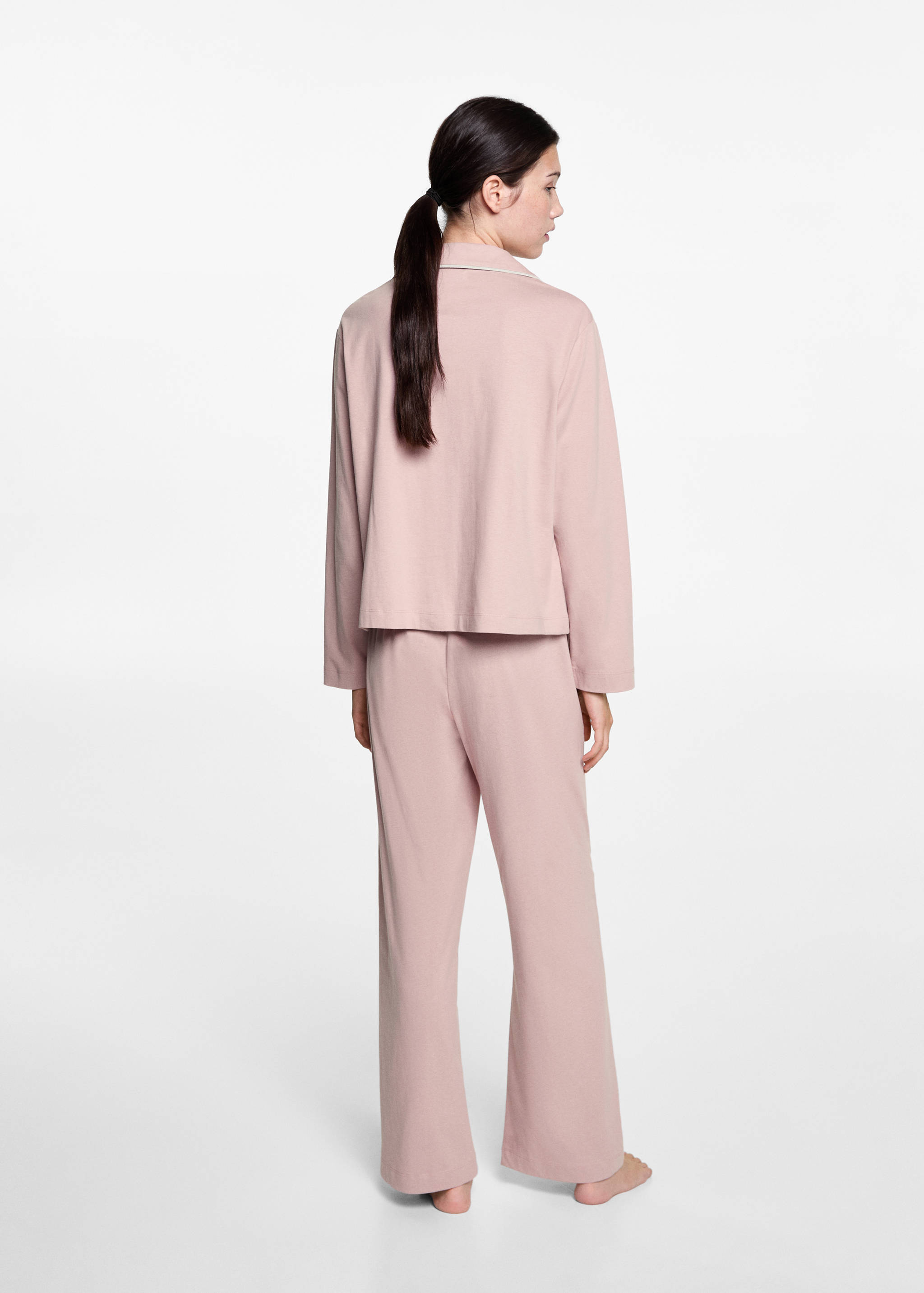 Pijama largo algodón - Reverso del artículo