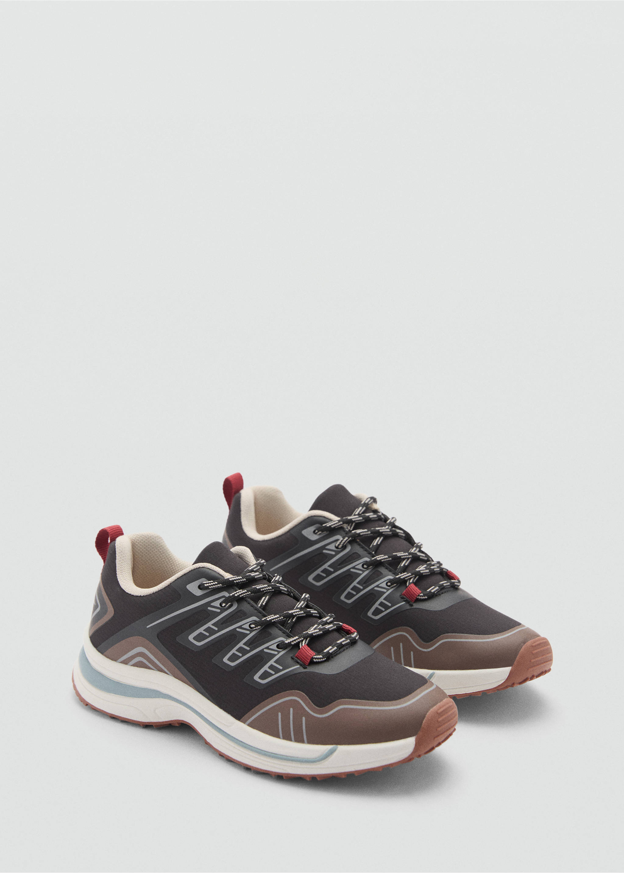 Bicolour sneakers - Medium plane, Black. Ref: 77096743-00.