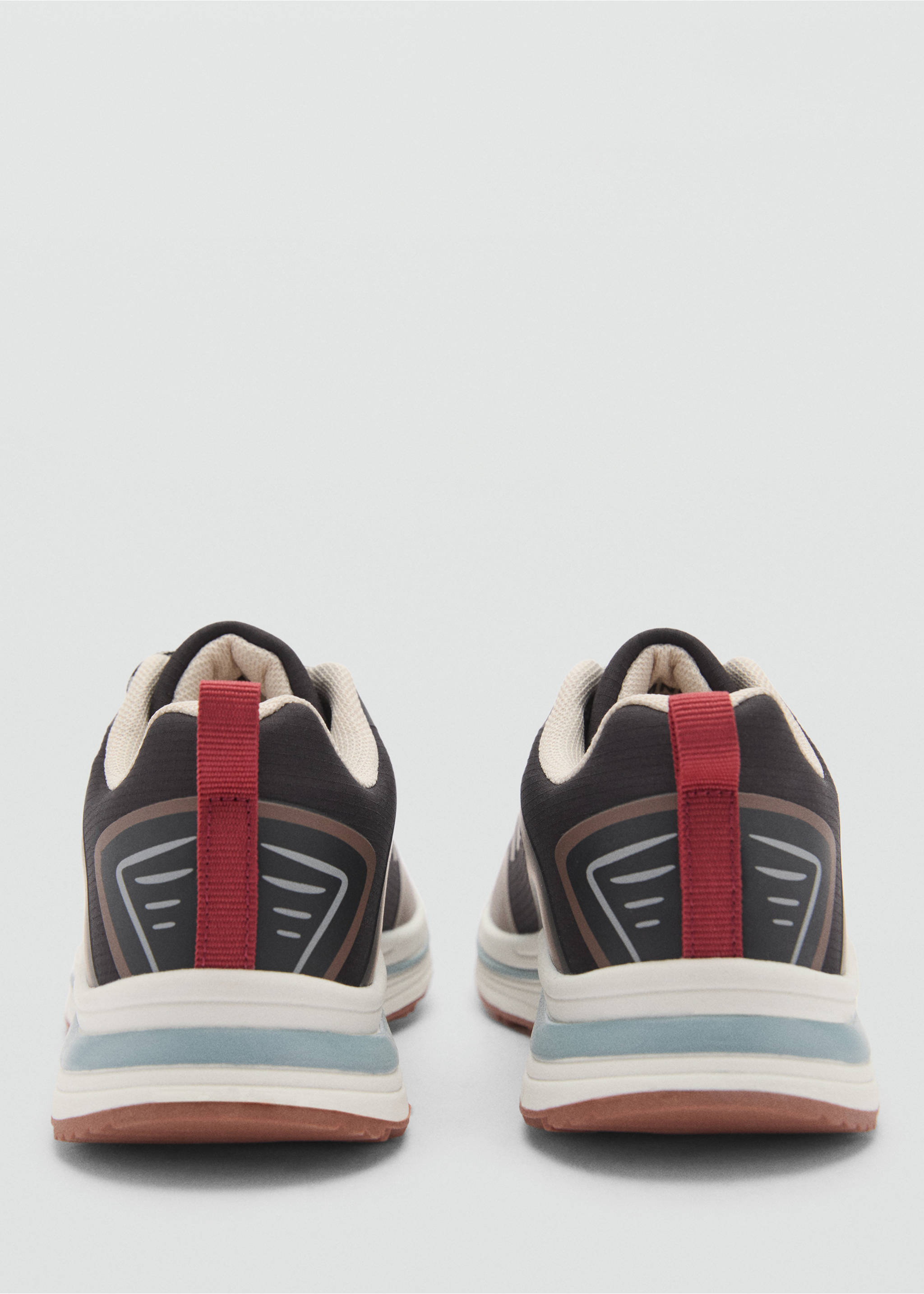Bicolour sneakers - Details of the article 2, Black. Ref: 77096743-00.