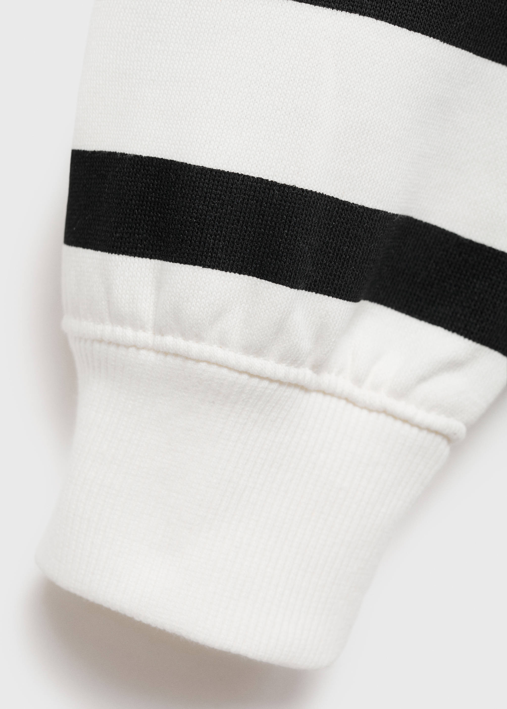 Bluza w paski z haftowanym napisem - Szczegóły artykułu 0