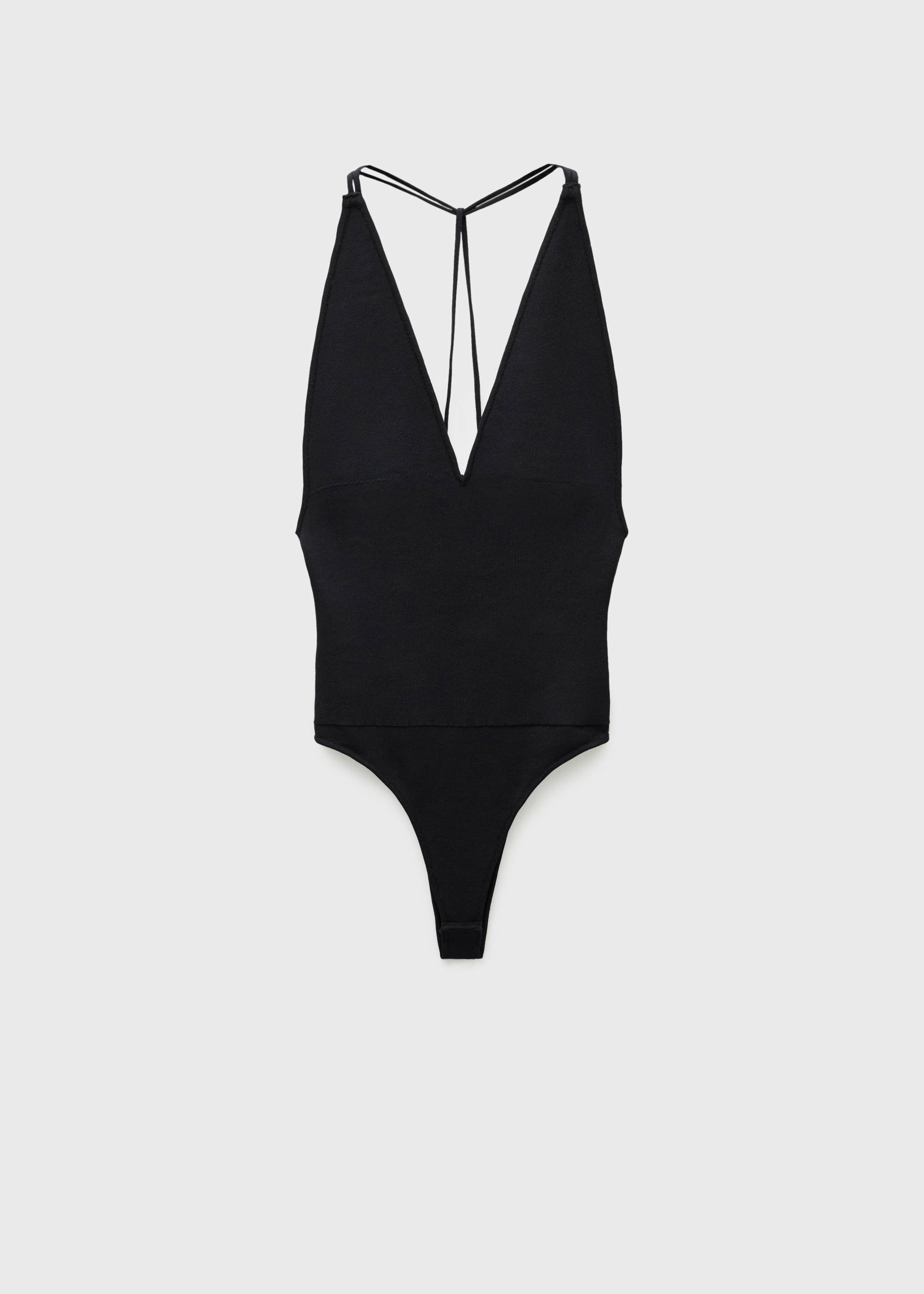 Rückenfreier Strickbody - Artikel ohne Model