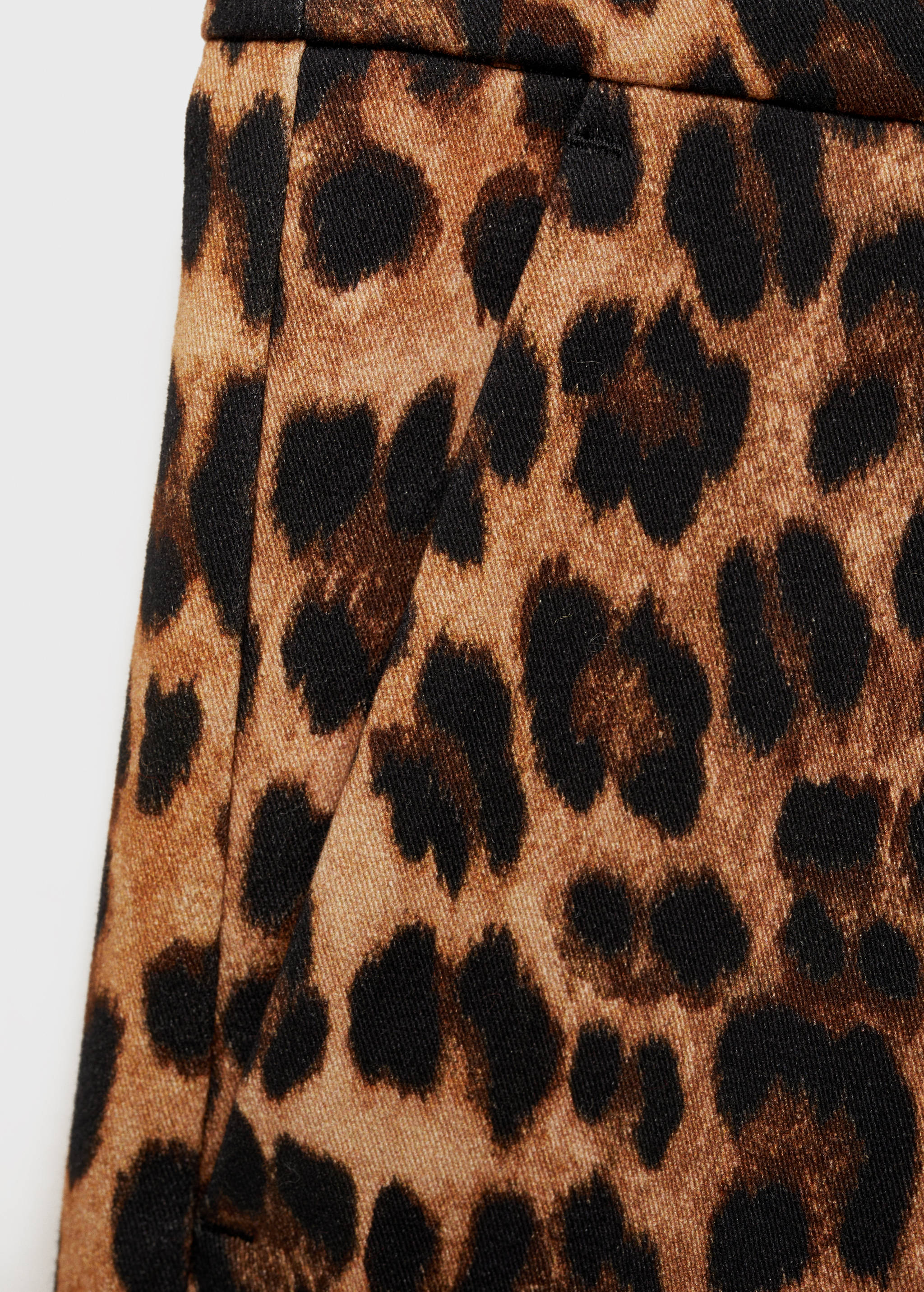 Leopard-print skirt trousers - Détail de l'article 8