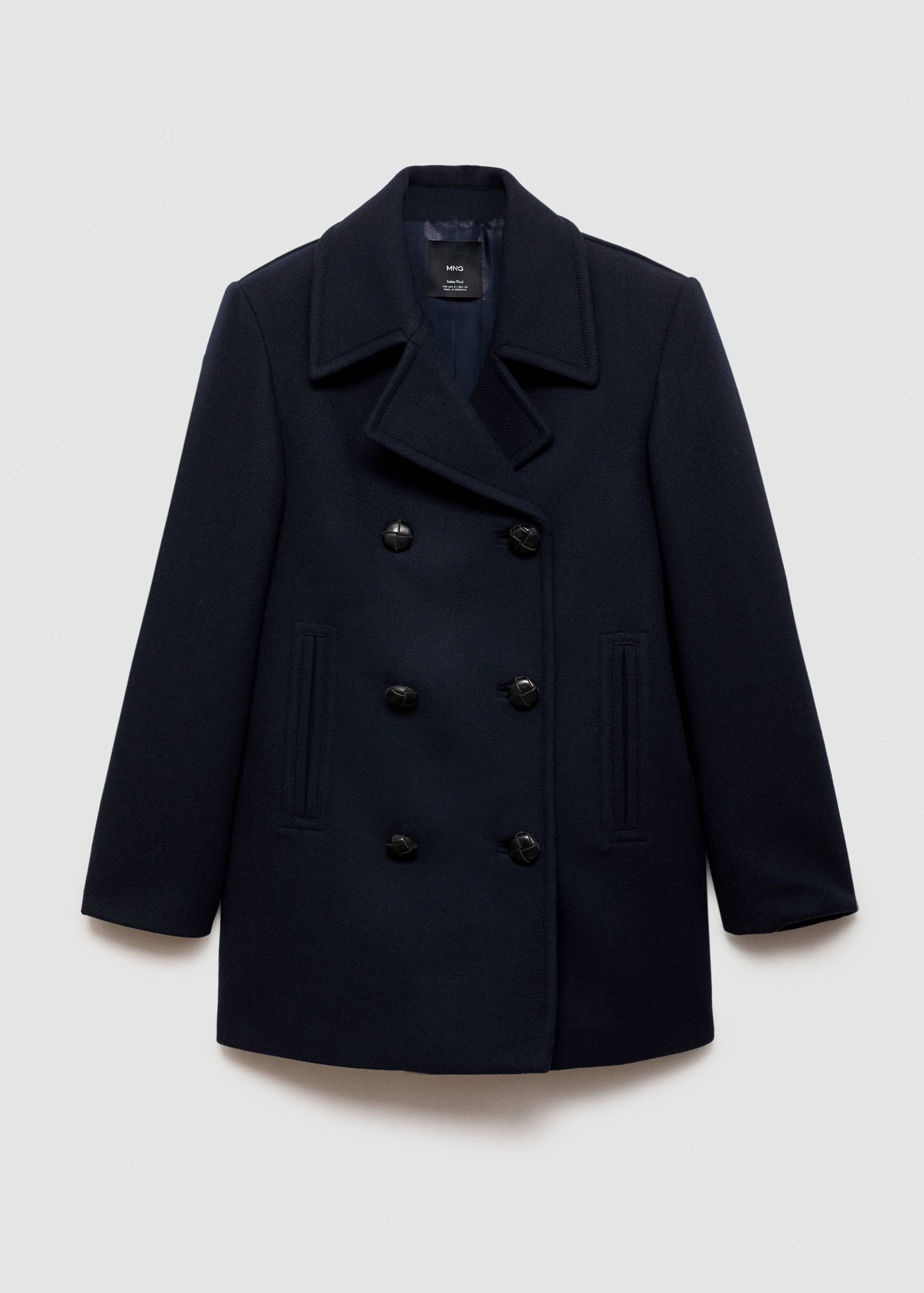 Cappotto lana oversize strutturato - Articolo senza modello