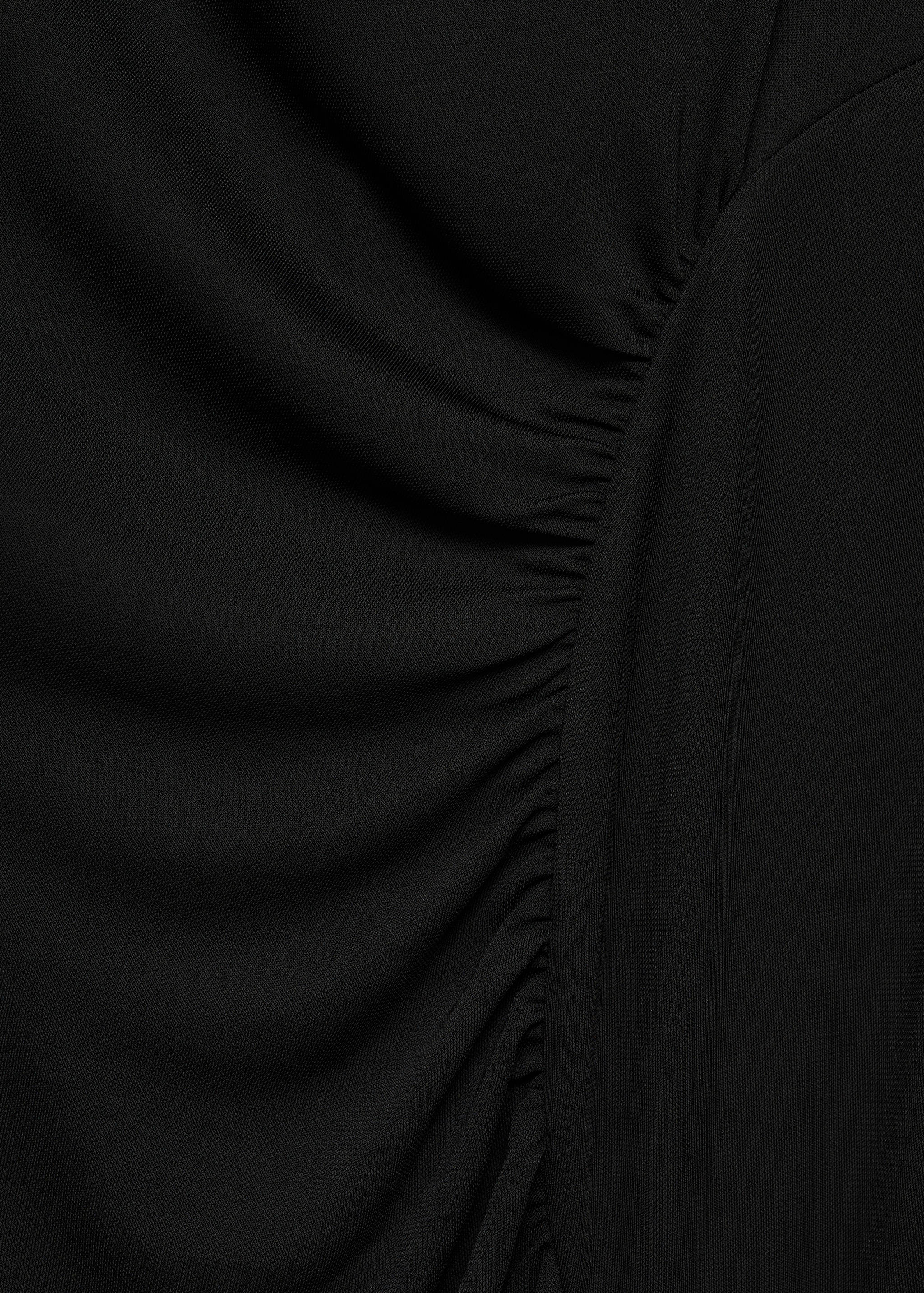 Schulterfreies Kleid mit Raffdetails - Detail des Artikels 8