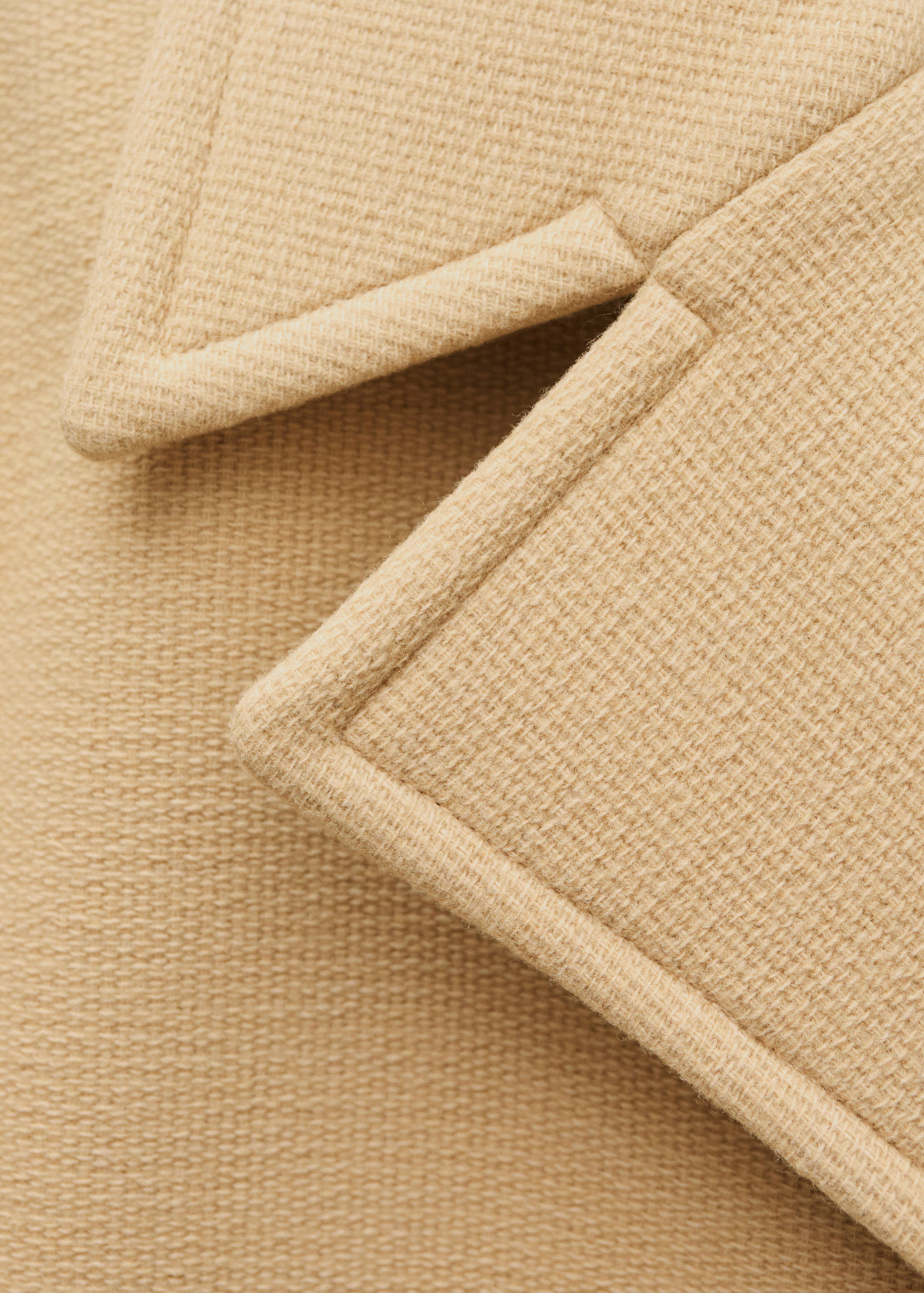 Double-breasted virgin wool coat - Details of the article 8