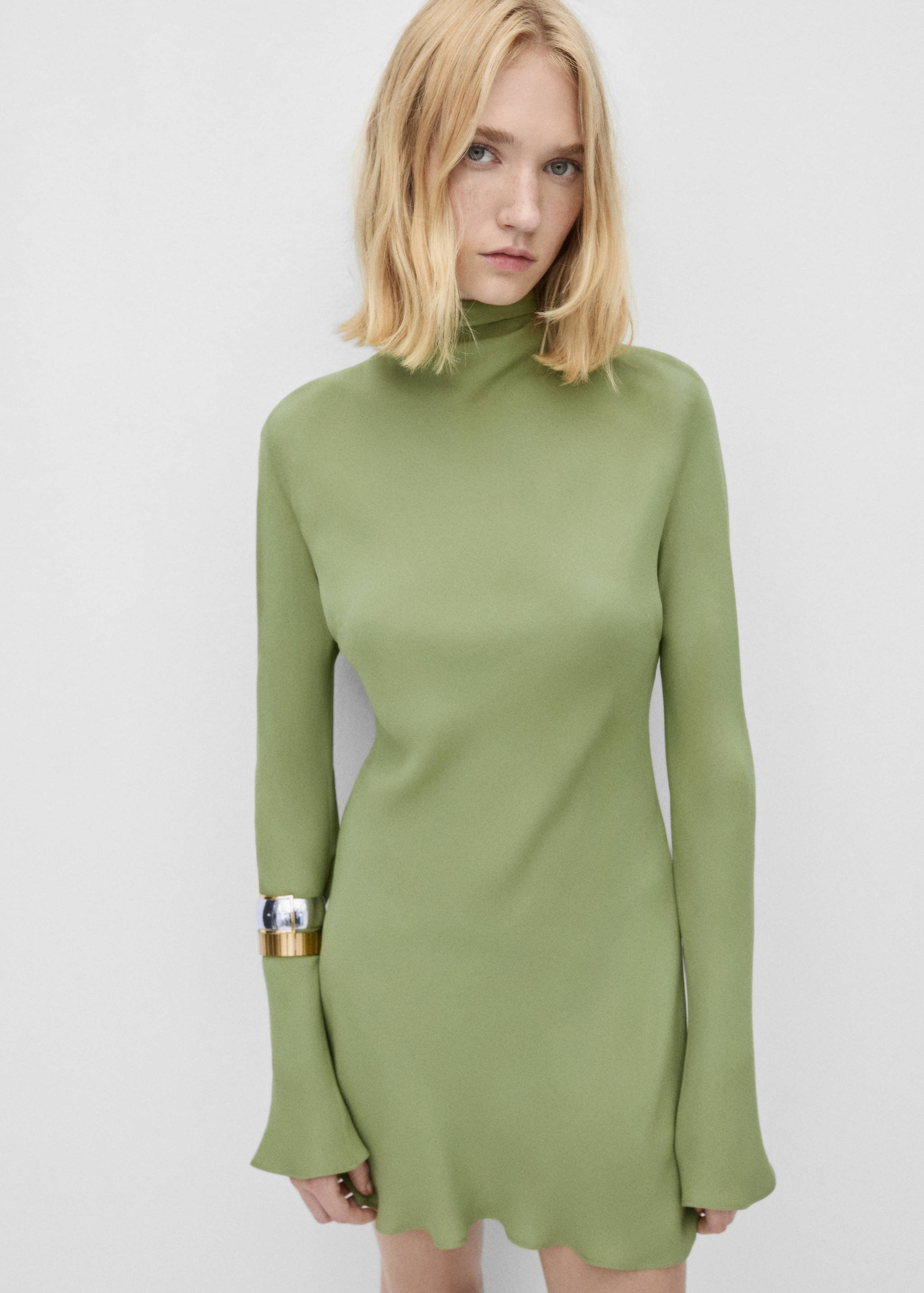 Chiffon lace dress - Medium plane