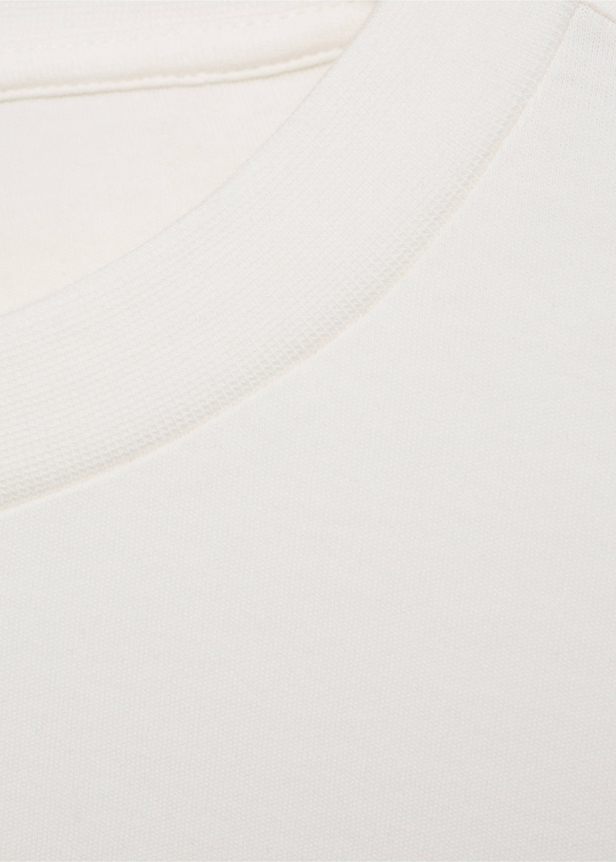 100% cotton long-sleeved t-shirt - Details of the article 8, White. Ref: 77097111-00.