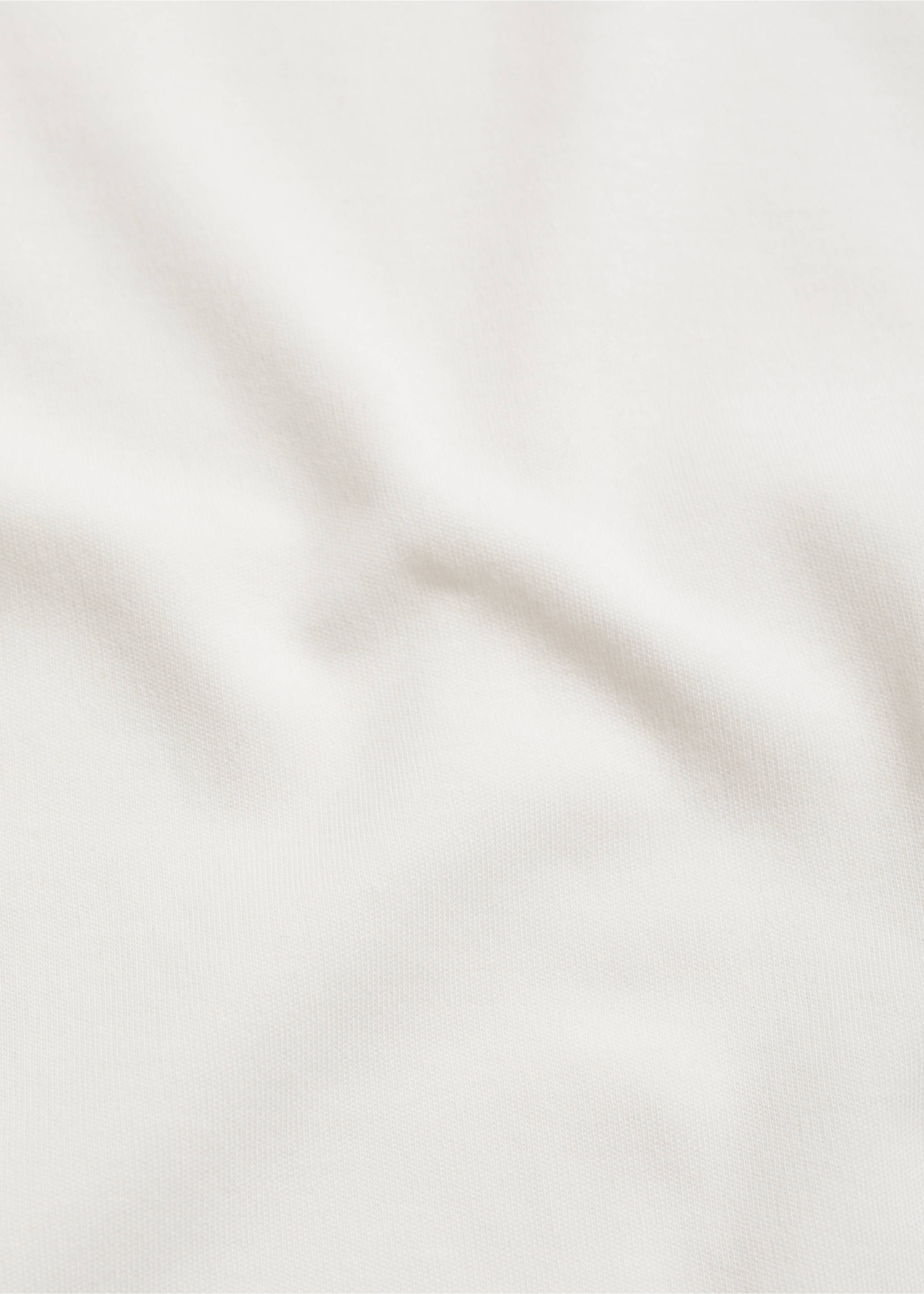 100% cotton long-sleeved t-shirt - Details of the article 0, White. Ref: 77097111-00.