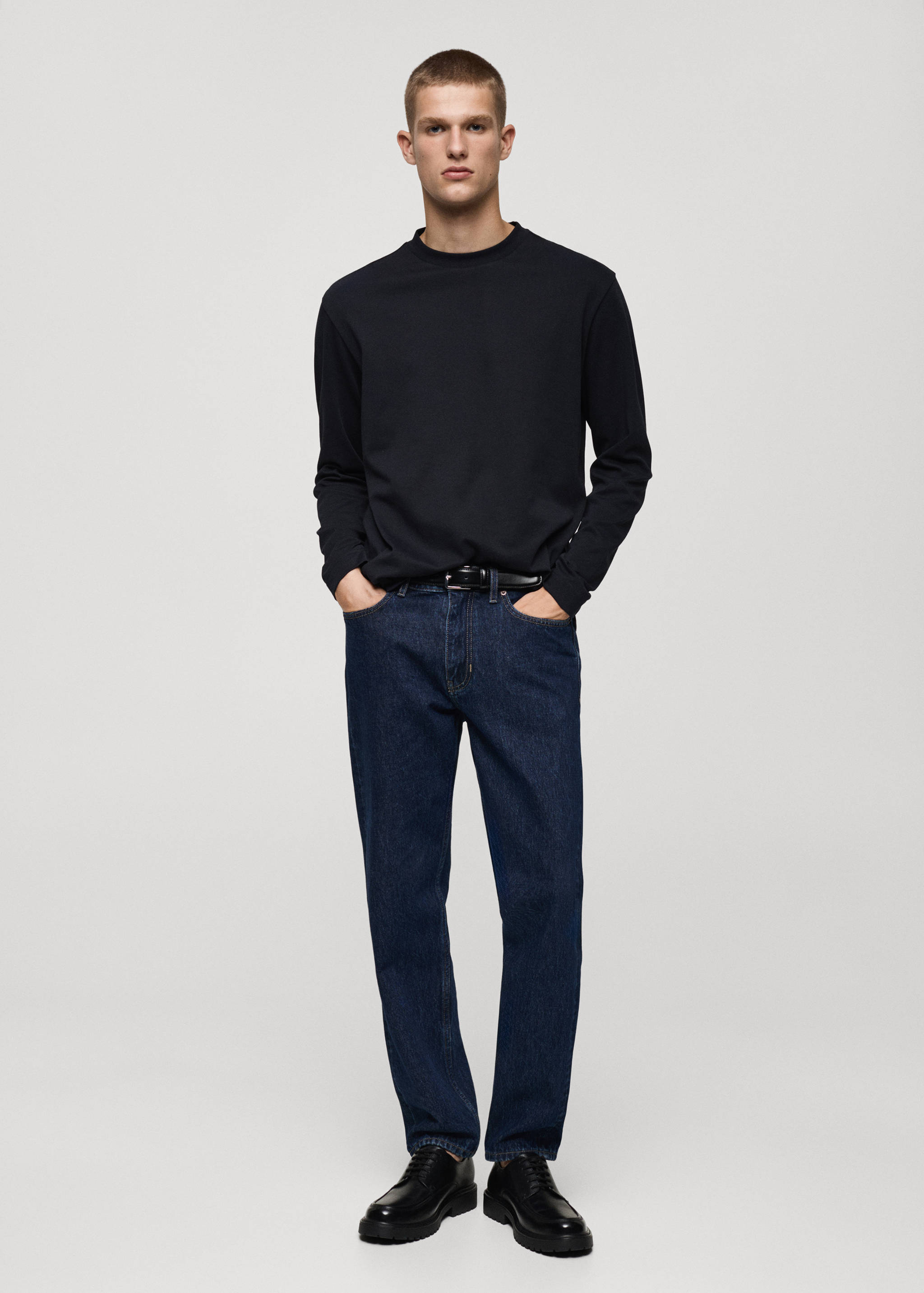 Camiseta 100% algodón manga larga - Plano general