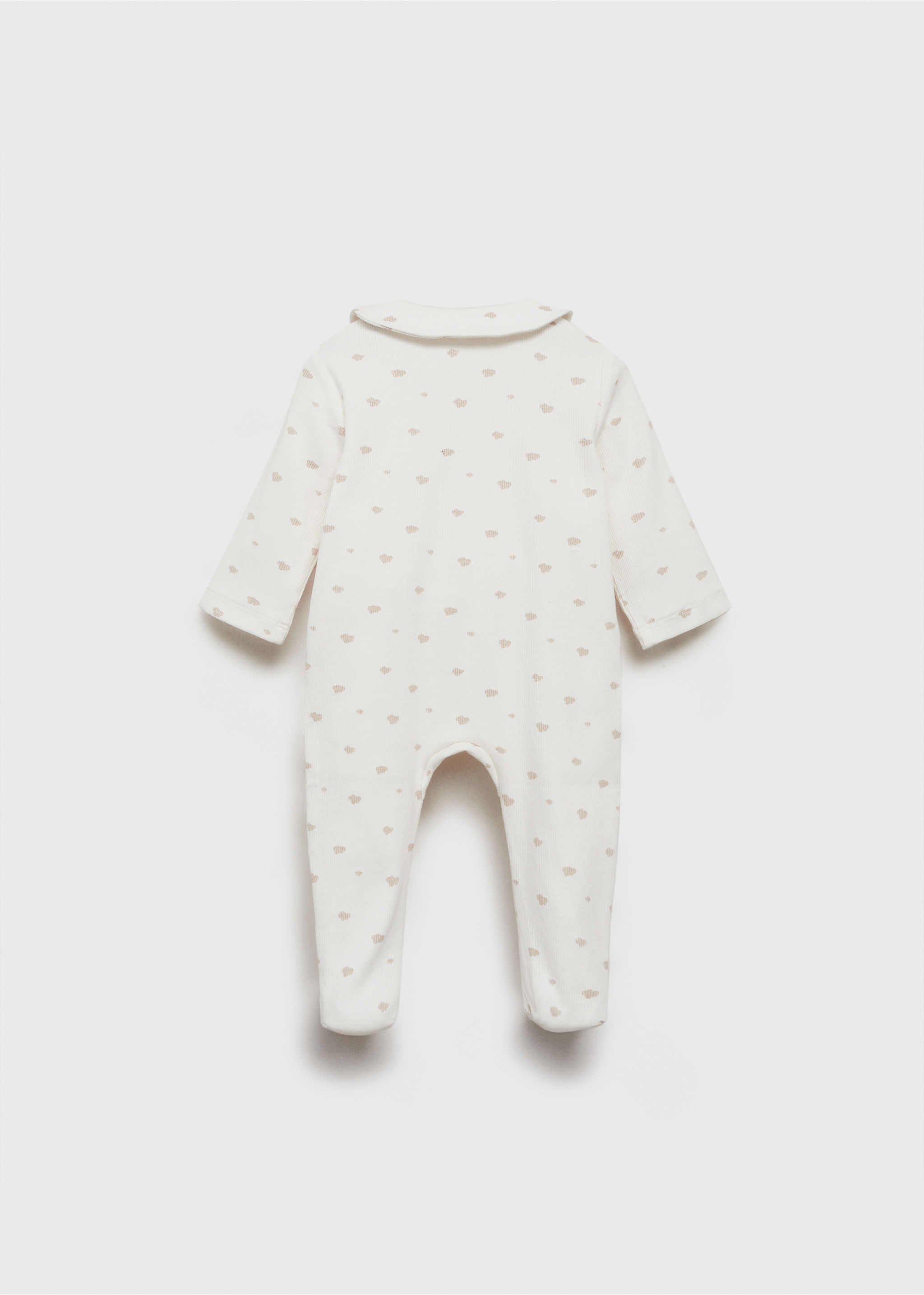 Printed bodysuit piyamas - Reverse of the article