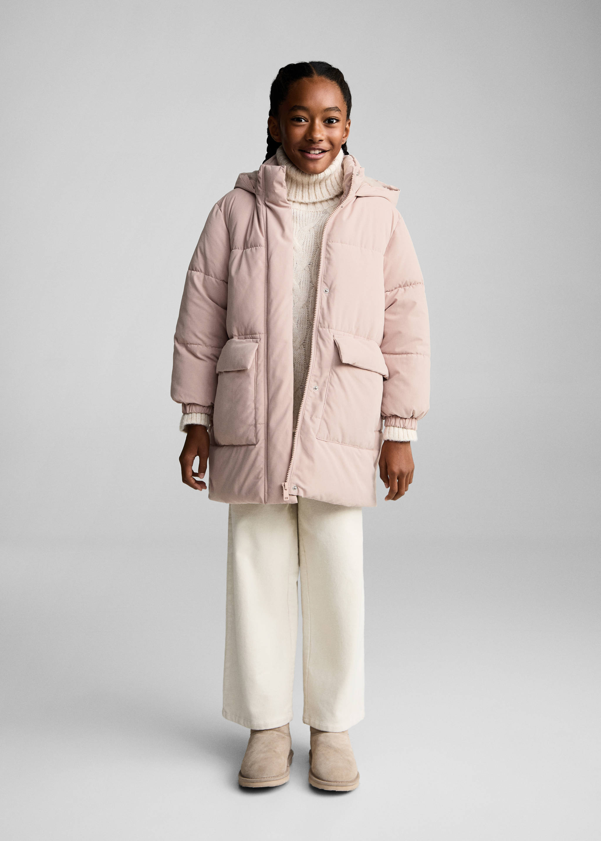 Pocket quilted jacket - General plane