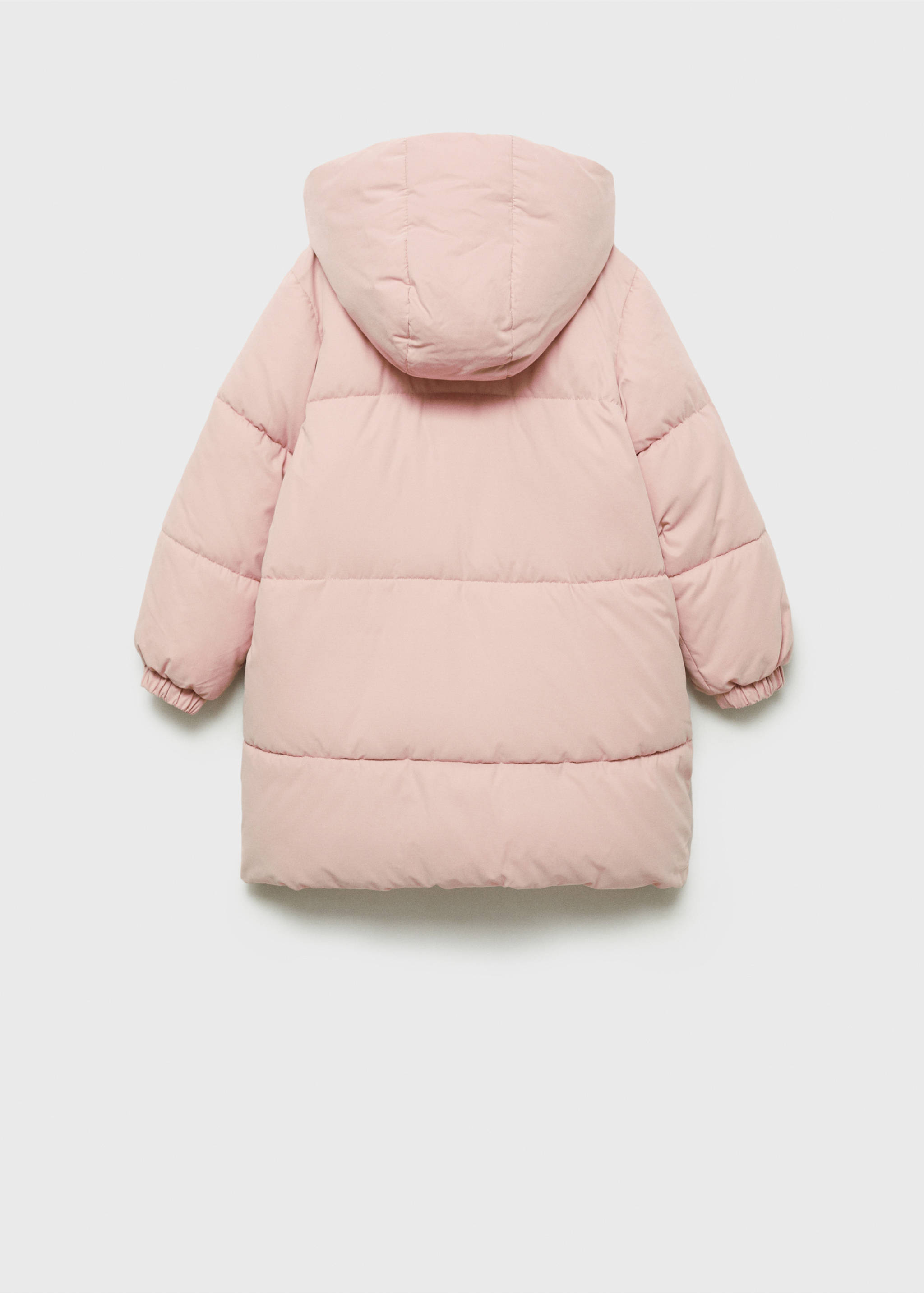 Pocket quilted jacket - Reverse of the article, Pink. Ref: 77097639-00.