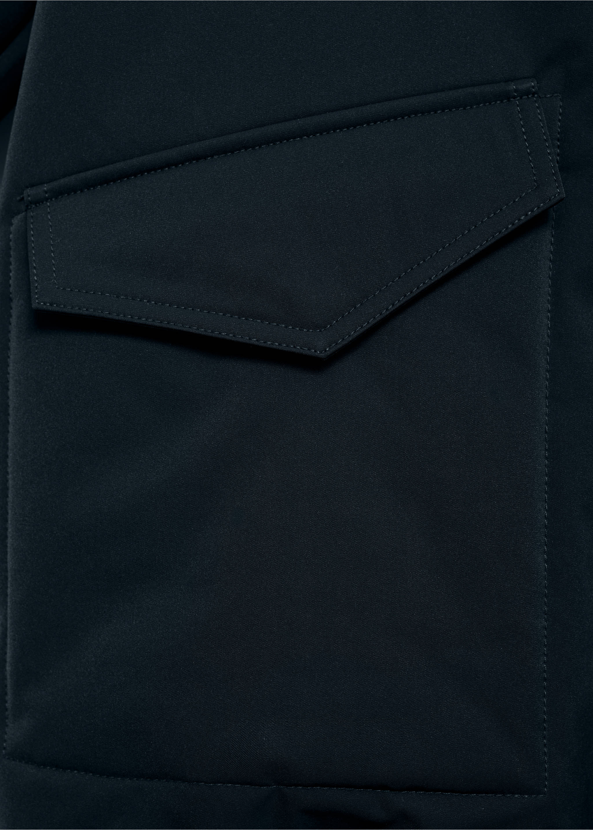 Bomber jacket with double zip - Details of the article 0, Dark Navy. Ref: 77097641-00.
