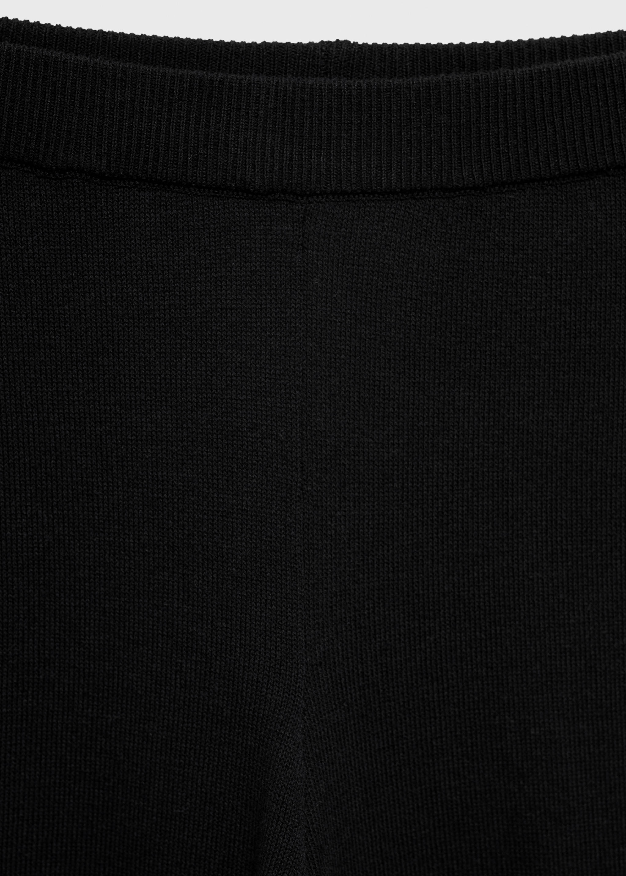 Fine-knit wideleg trousers - Details of the article 8