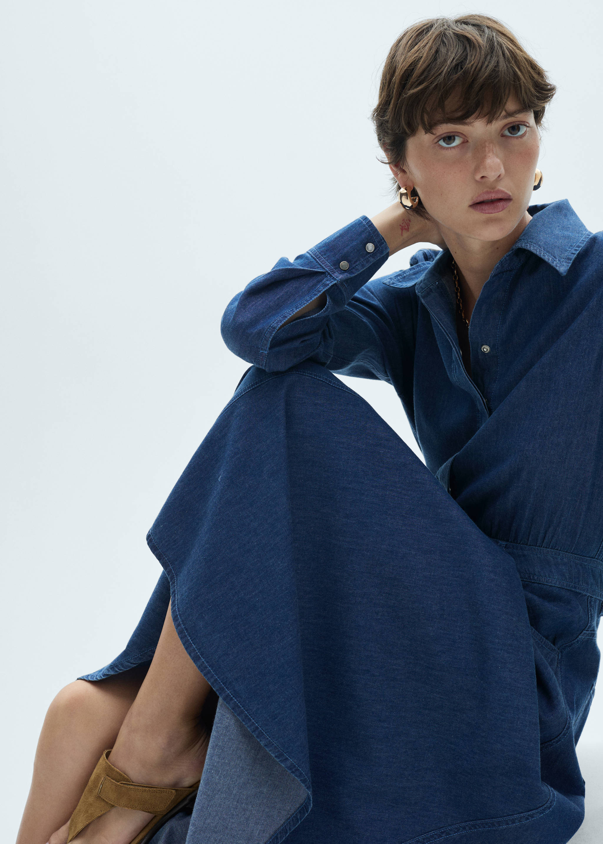 Vestido camisero vaquero - Detalle del artículo 2