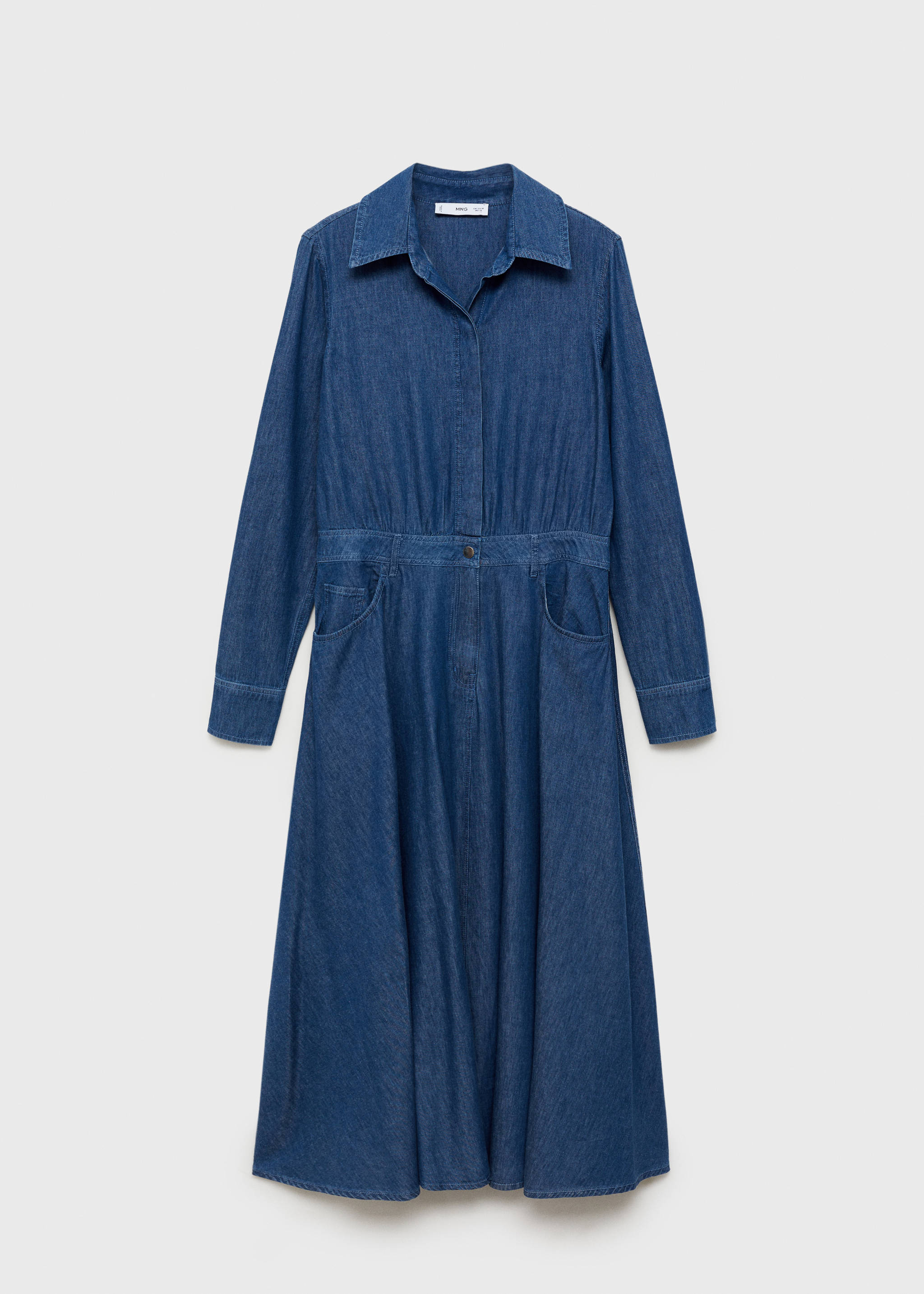 Jeans-Hemdblusenkleid - Artikel ohne Model