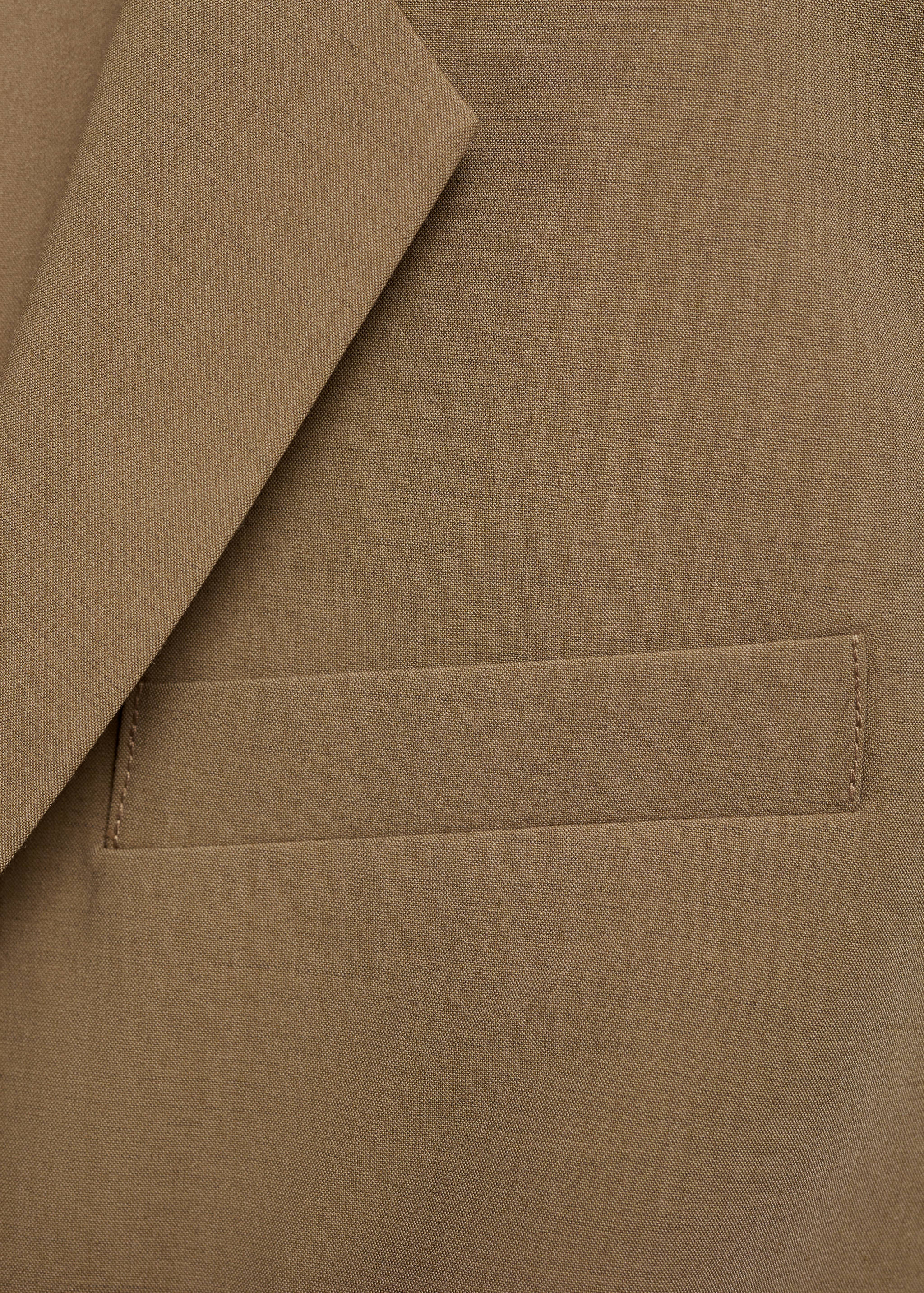 Fitted suit top - Details of the article 0