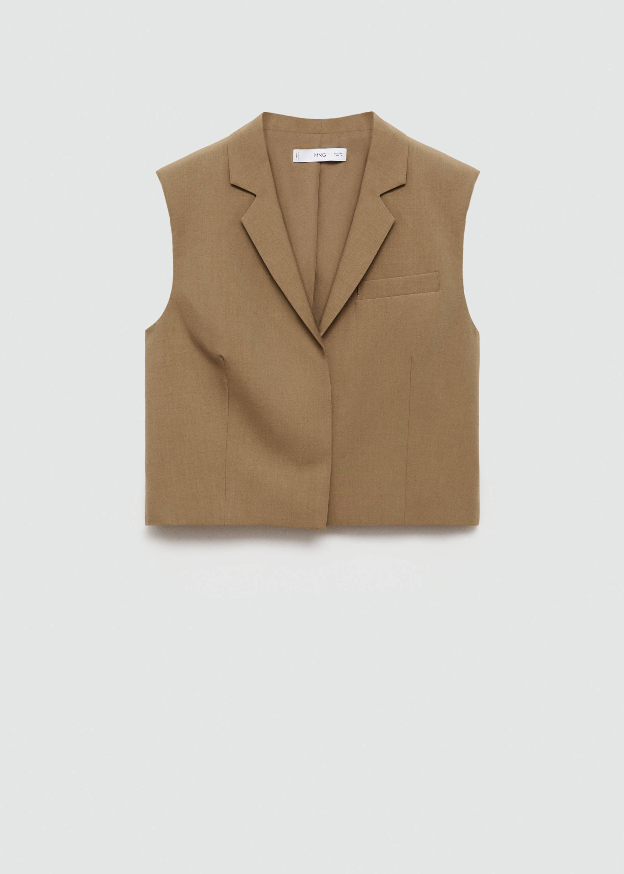 Přiléhavý oblekový top - Zboží bez modelu