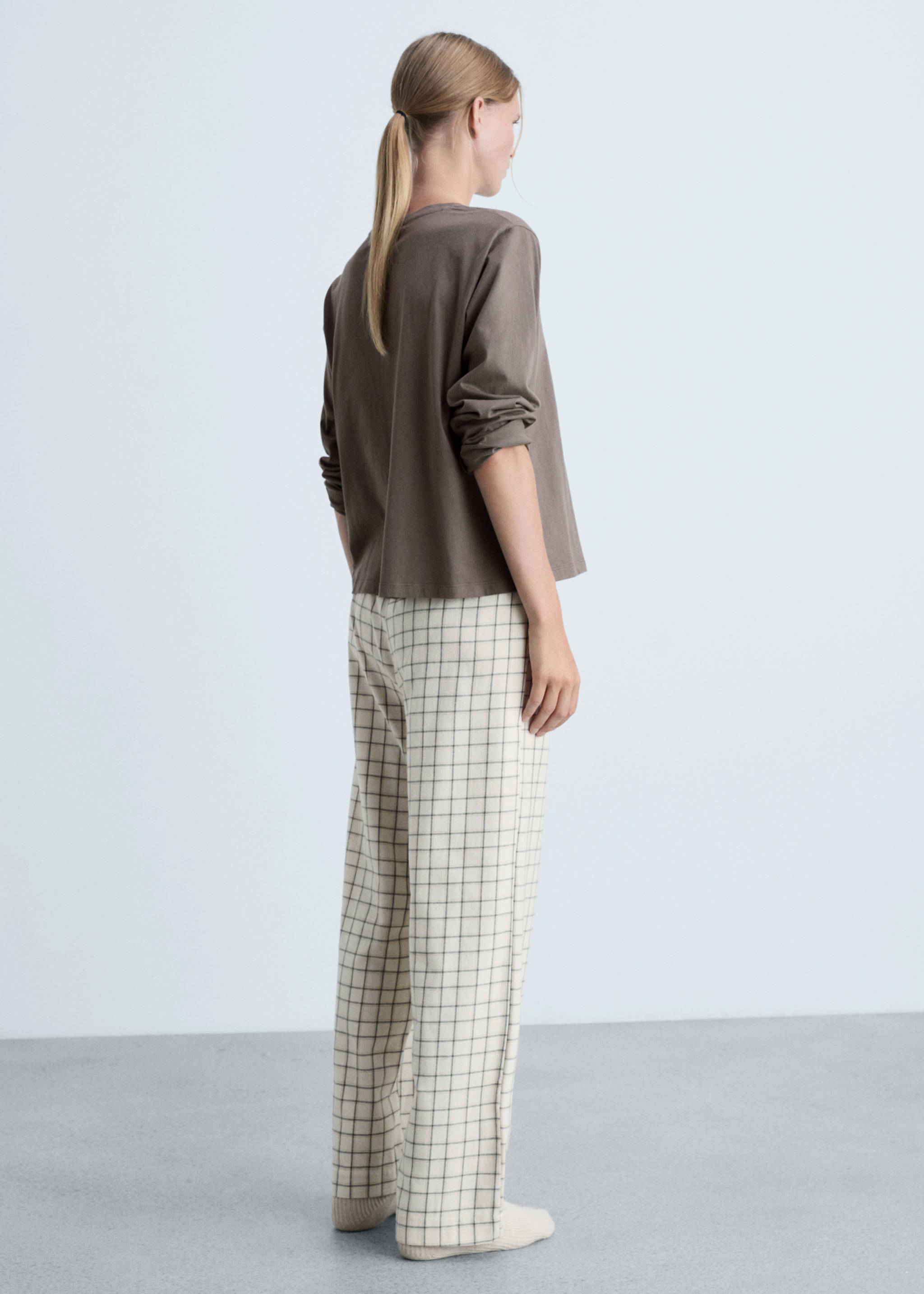Pyjama deux pièces flanelle - Verso de l’article