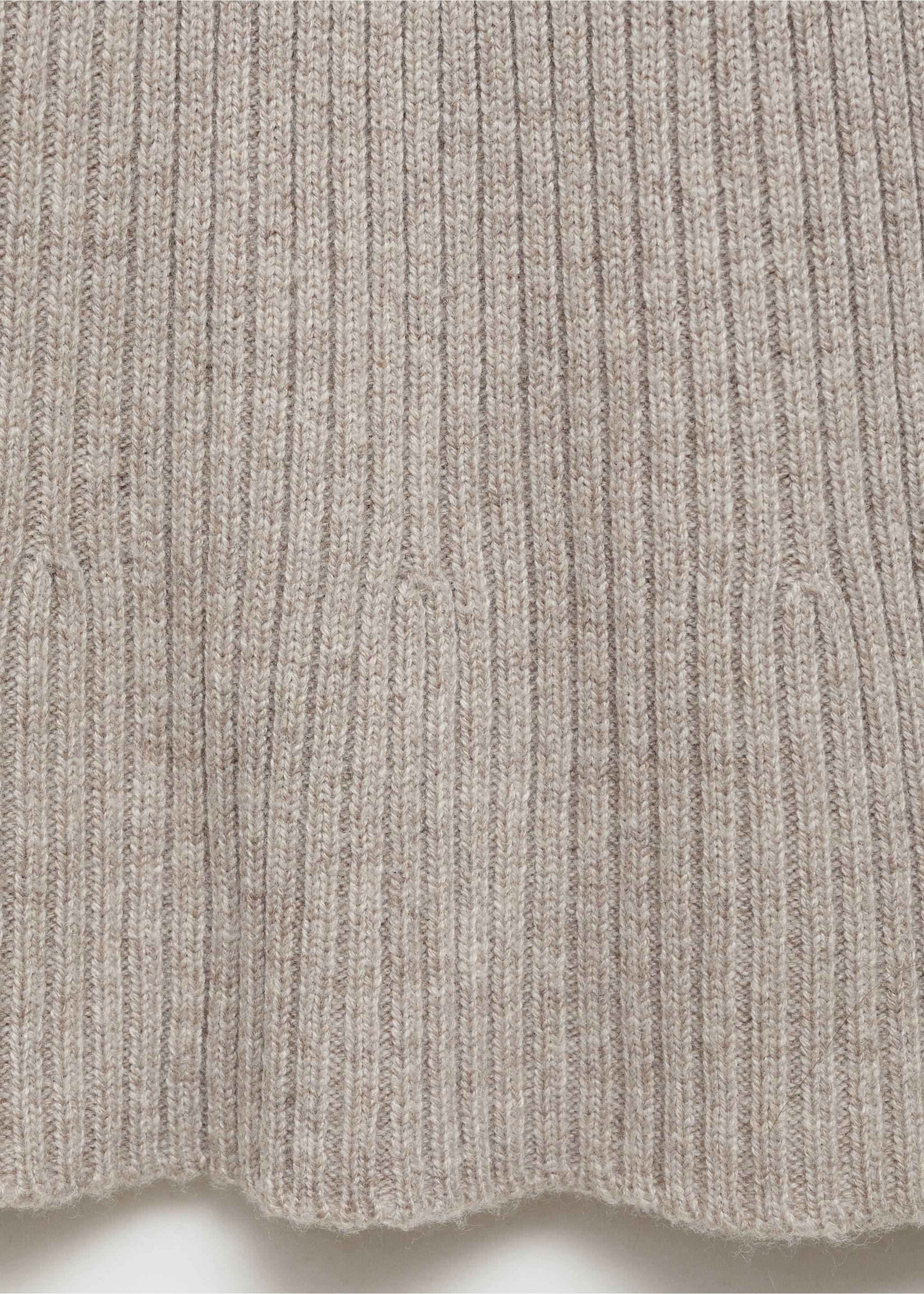 Ribbstickade utsvängda byxor - Detaljer om artikeln 0, Ljus/Pastellgrå. Ref: 77097663-00.