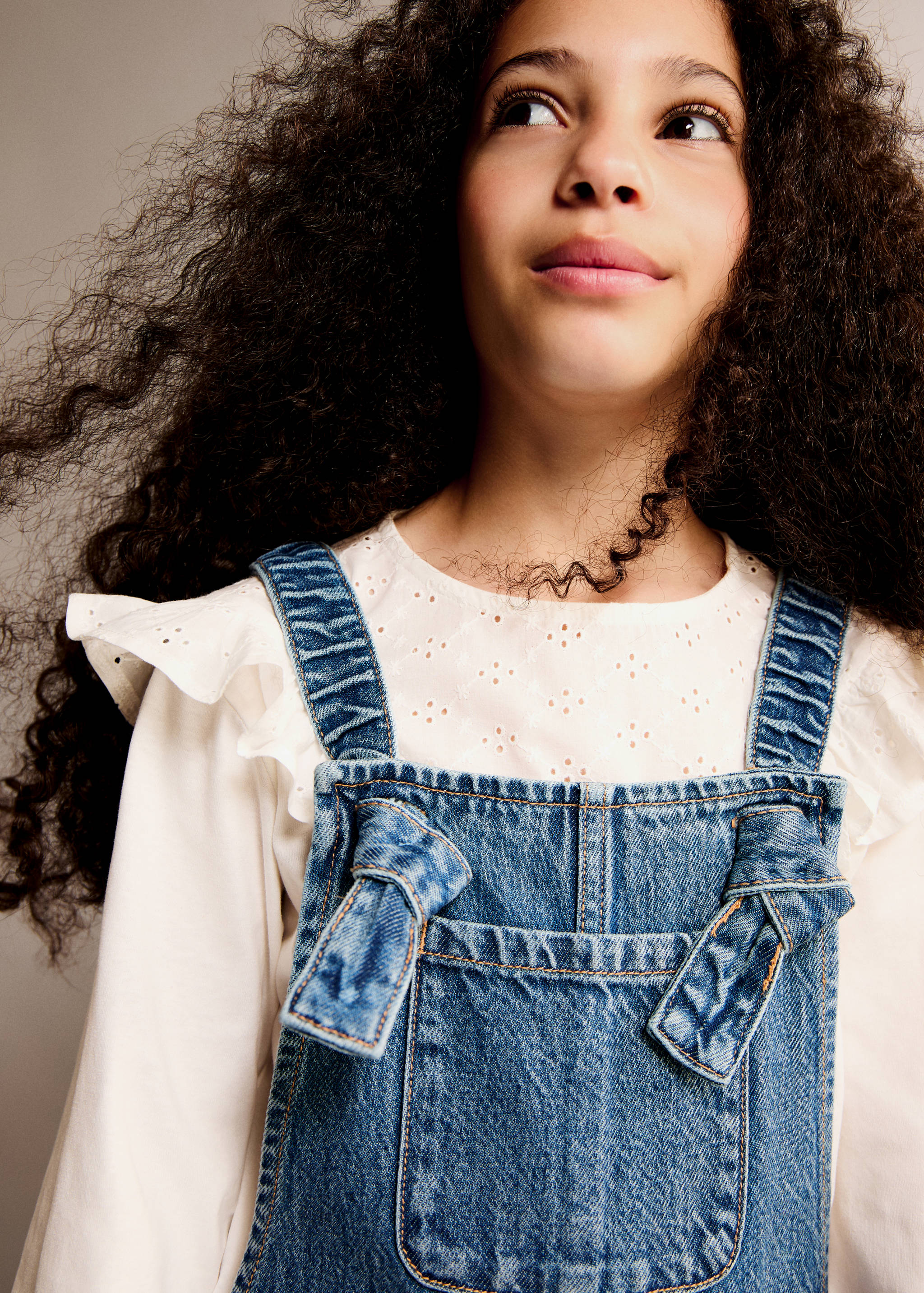 Salopette lunga denim - Piano medio