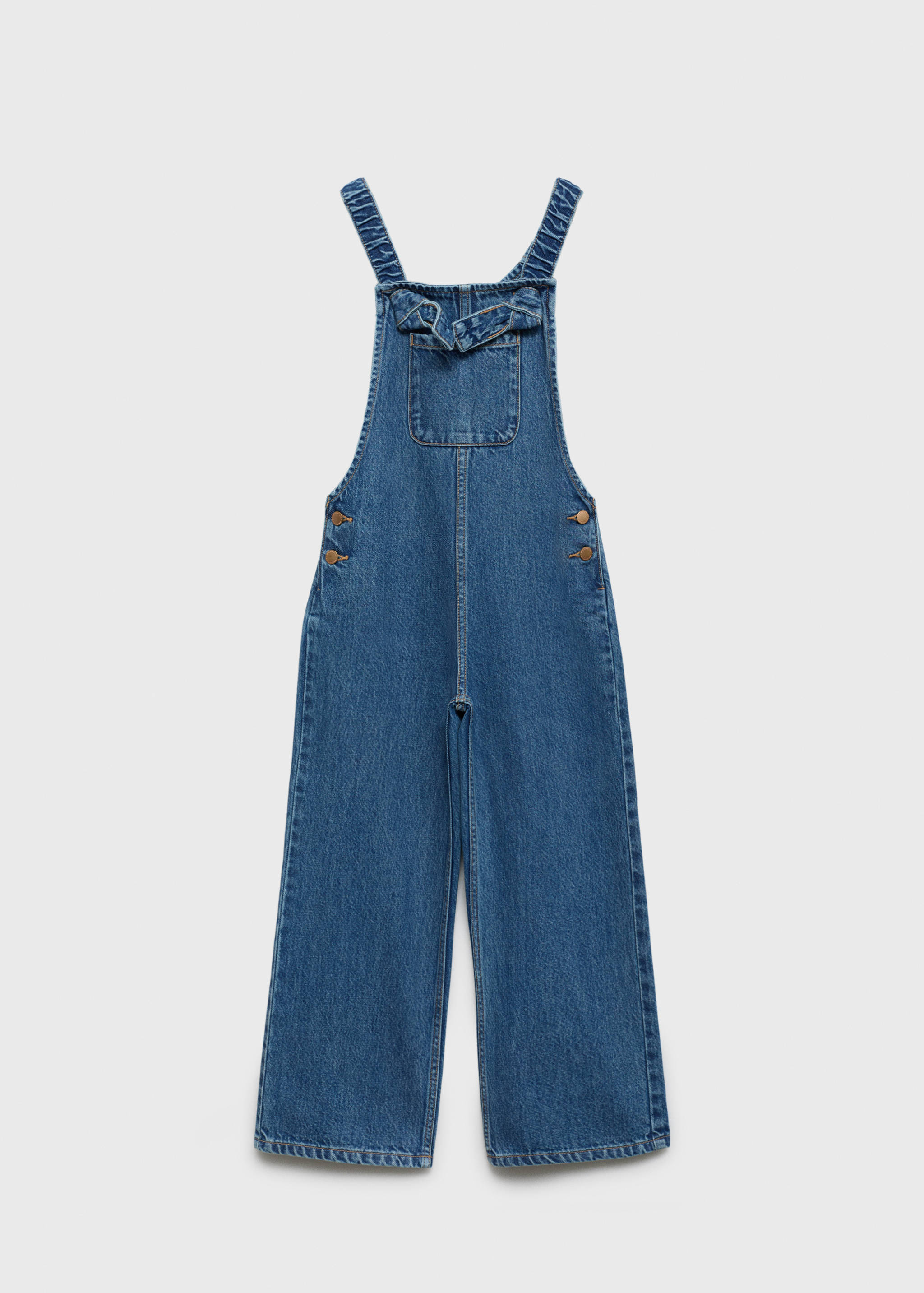 Salopette lunga denim - Articolo senza modello