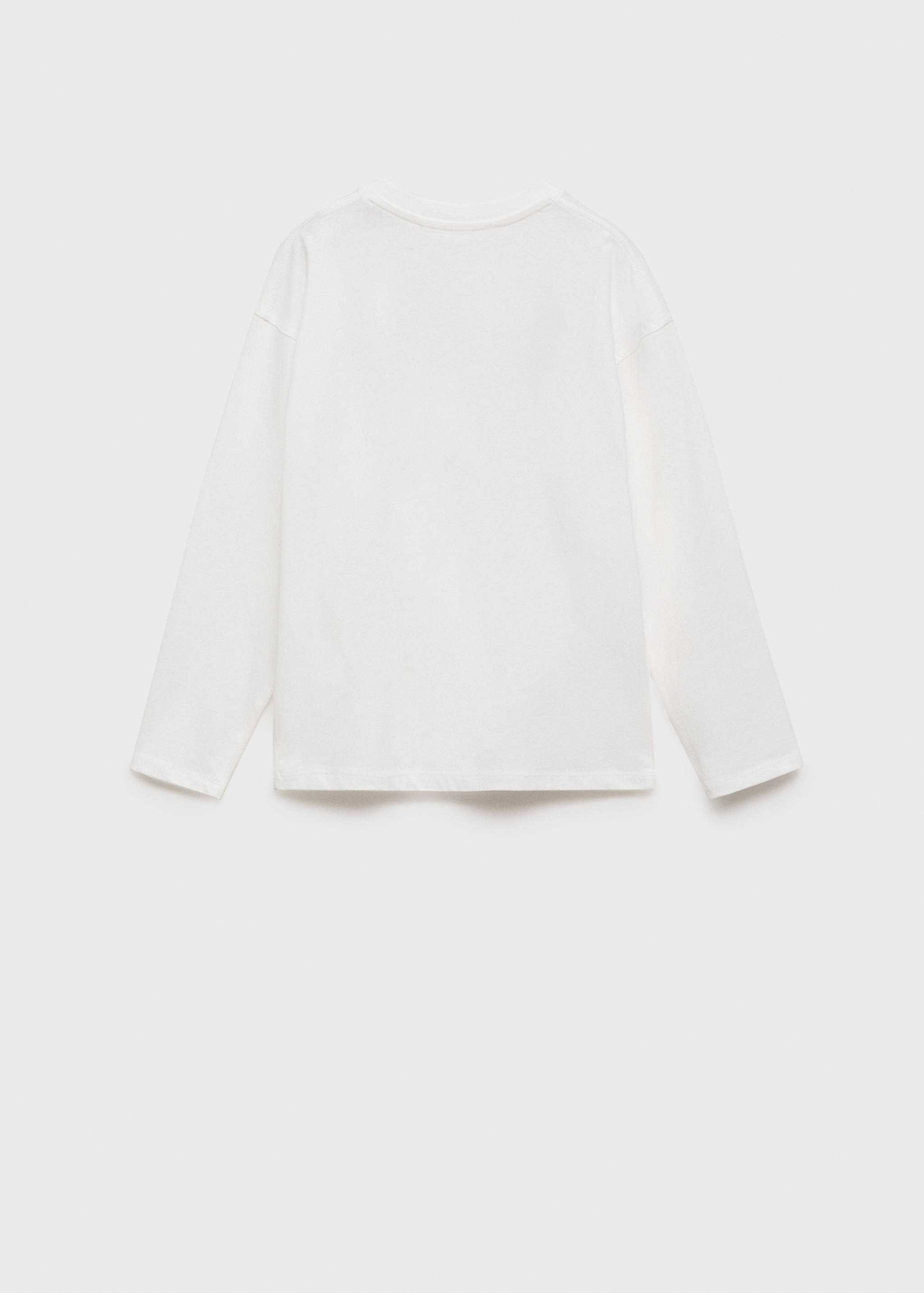 T-shirt manches longues imprimé - Verso de l’article