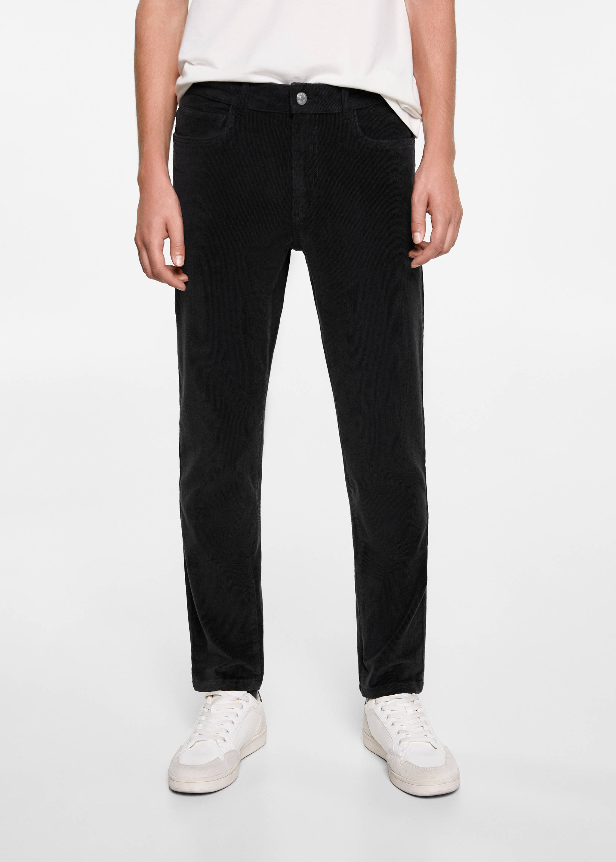 Slim Fit-Cordhose - Mittlere Ansicht