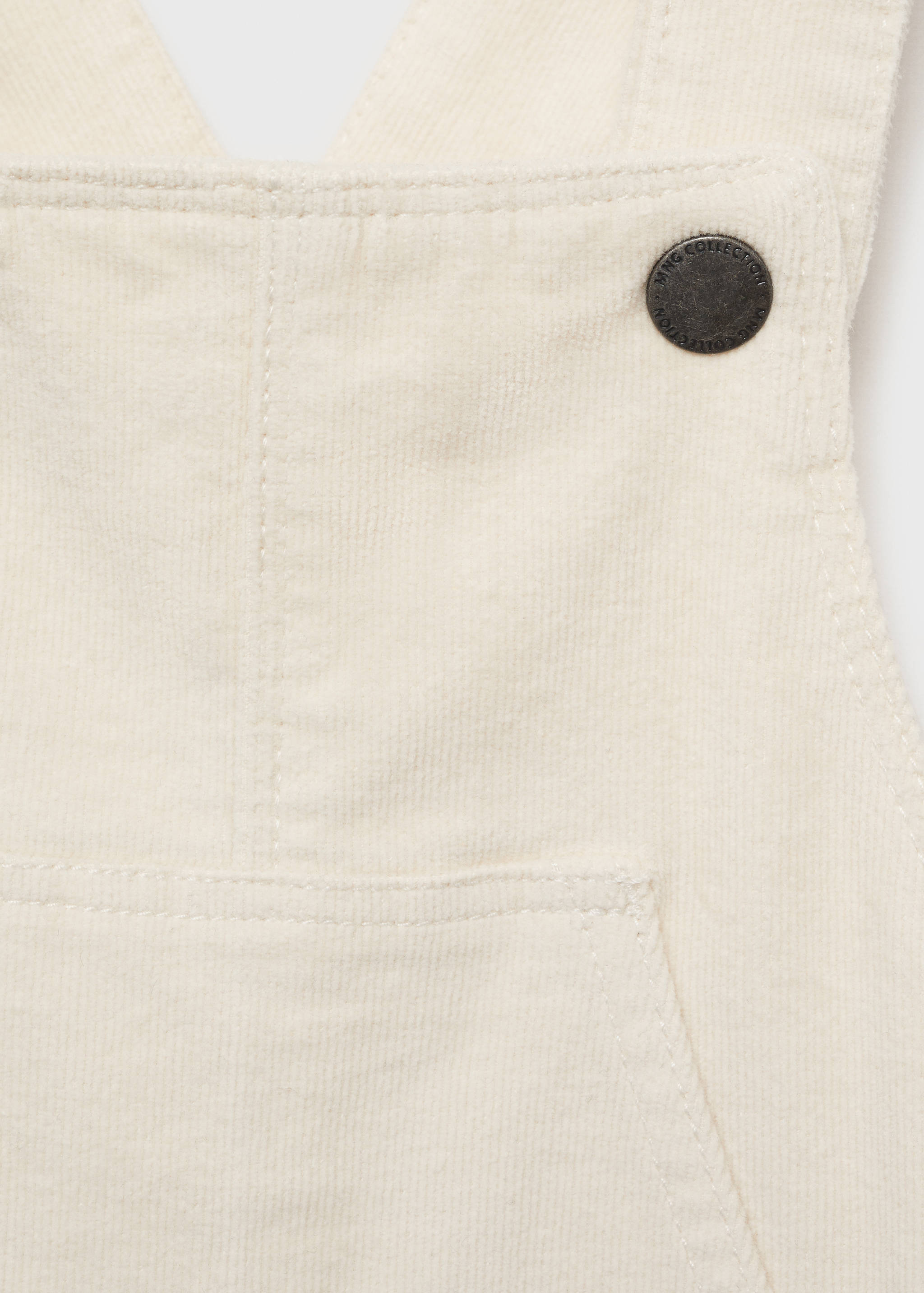 Long corduroy dungarees - Details of the article 8