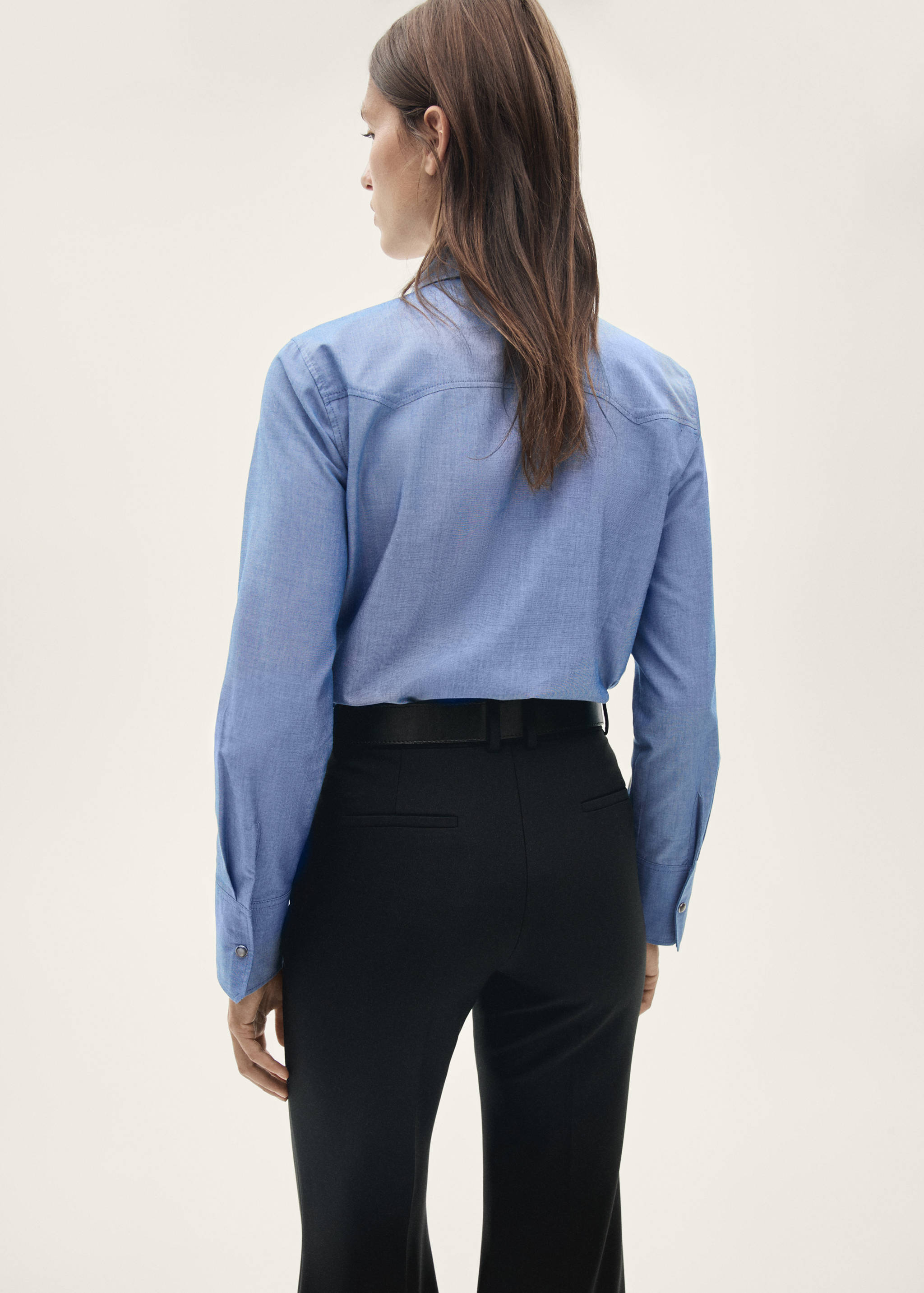 Koszula bawełniana z ćwiekami - Tylna strona artykułu