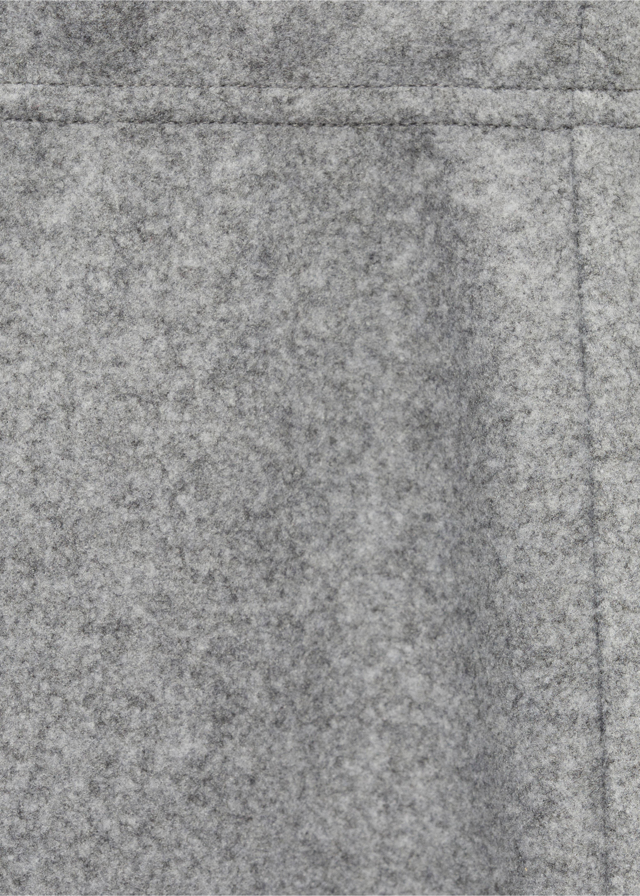 Sweatshirt midi brim - Details of the article 8, Grey. Ref: 77097685-00.