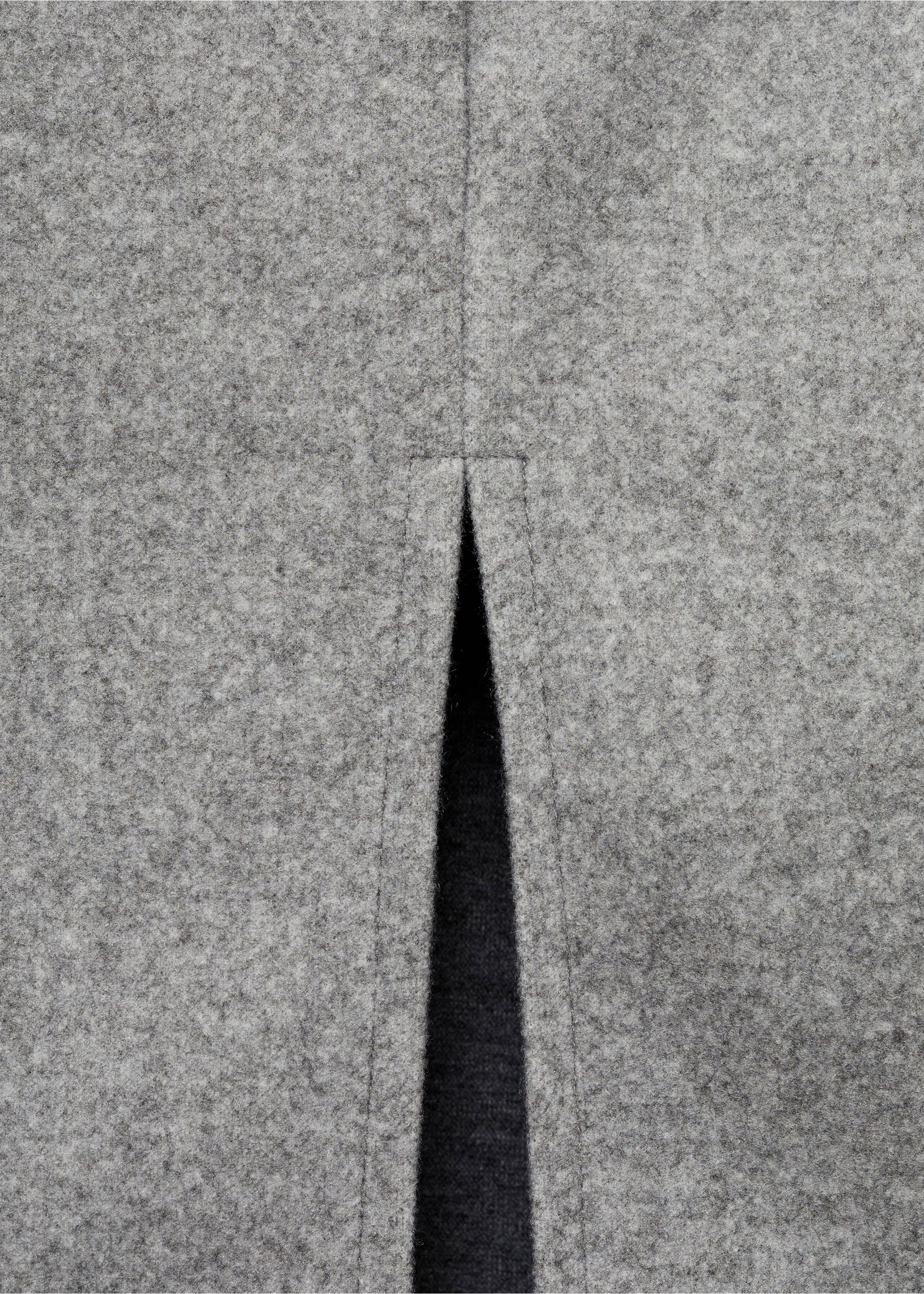 Sweatshirt midi brim - Details of the article 0, Grey. Ref: 77097685-00.