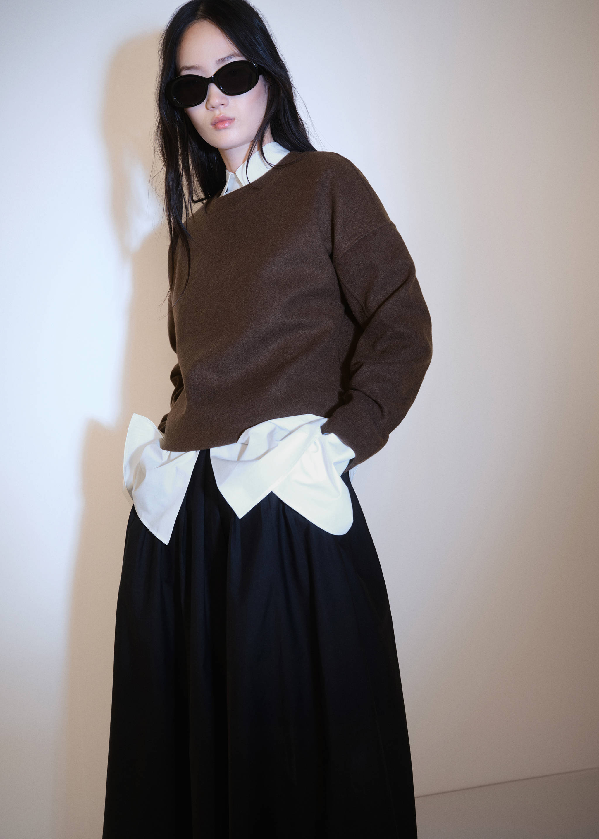 Straight-fit fleece sweatshirt - Details of the article 2