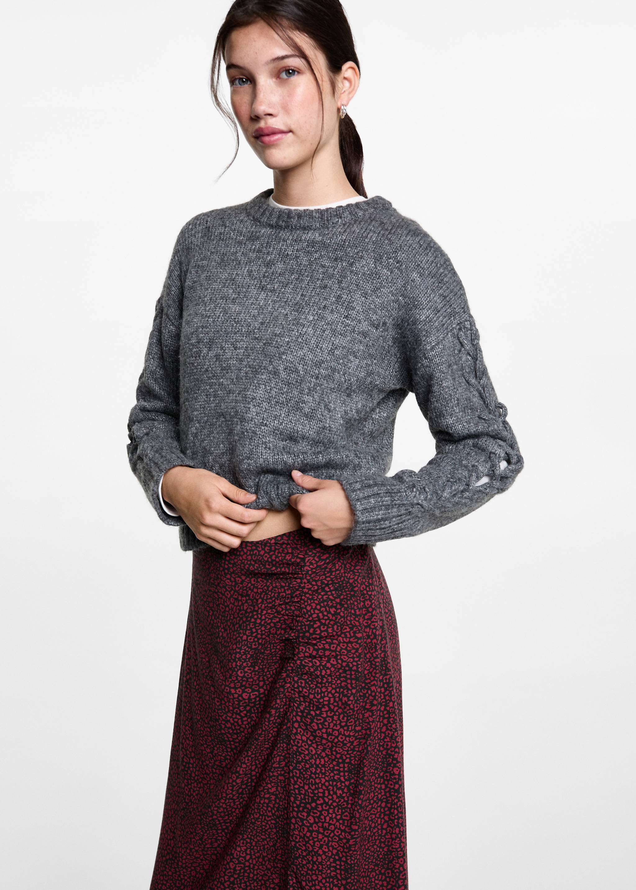 Midi-Rock mit Leo-Dessin - Detail des Artikels 1