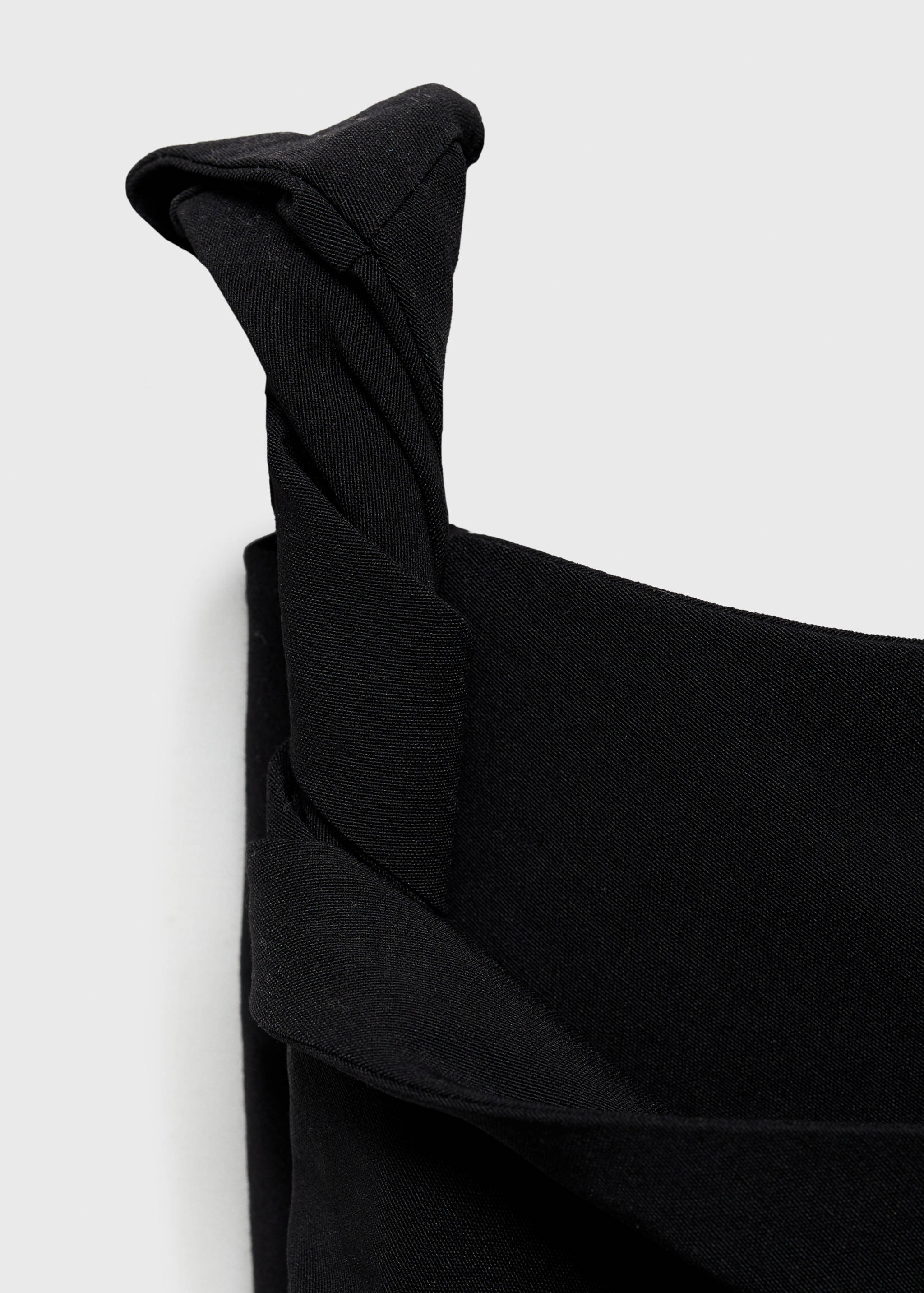 Asymmetrical dress with gathered details - Details of the article 8