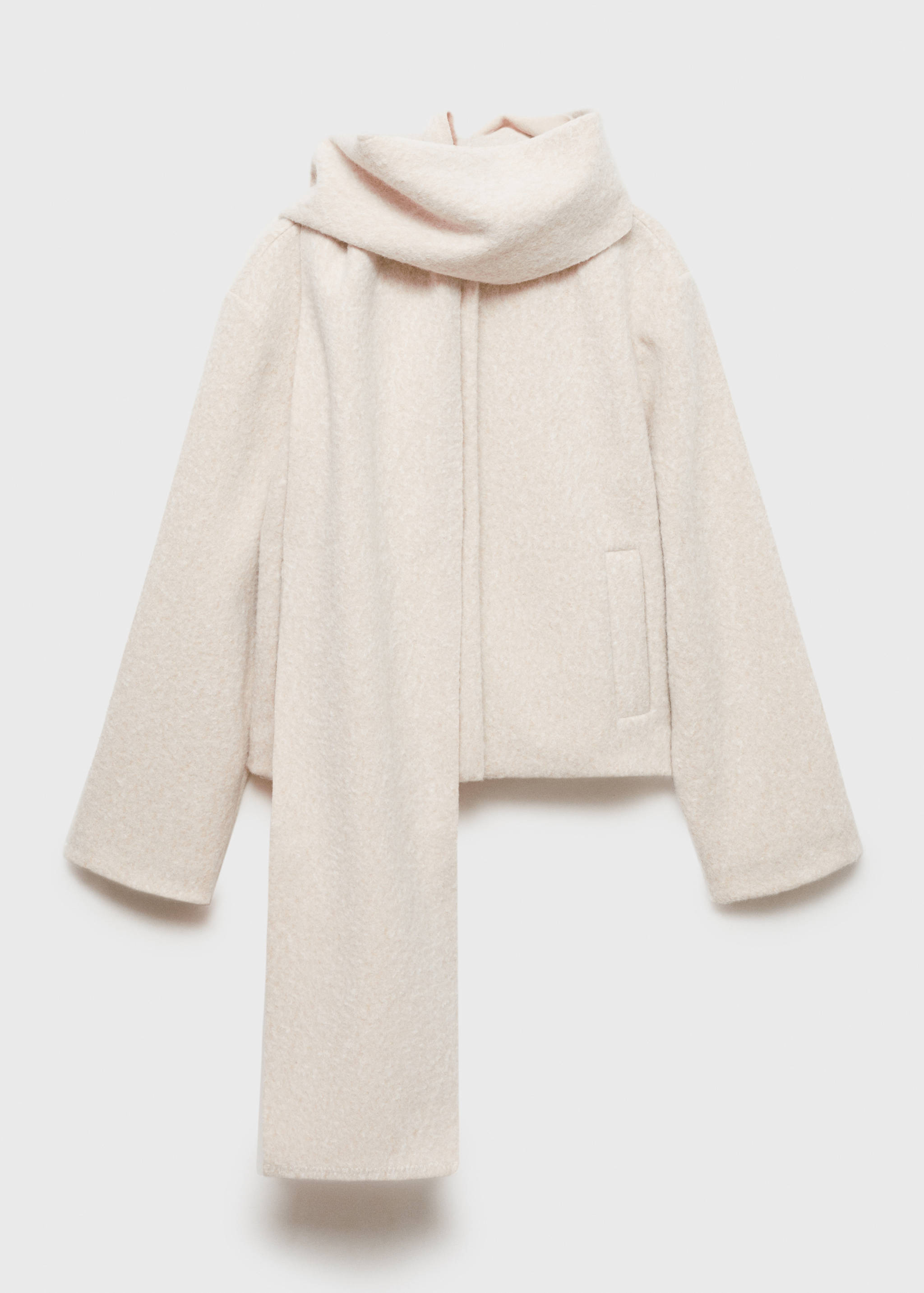 Chaqueta bolsillos bufanda - Artículo sin modelo