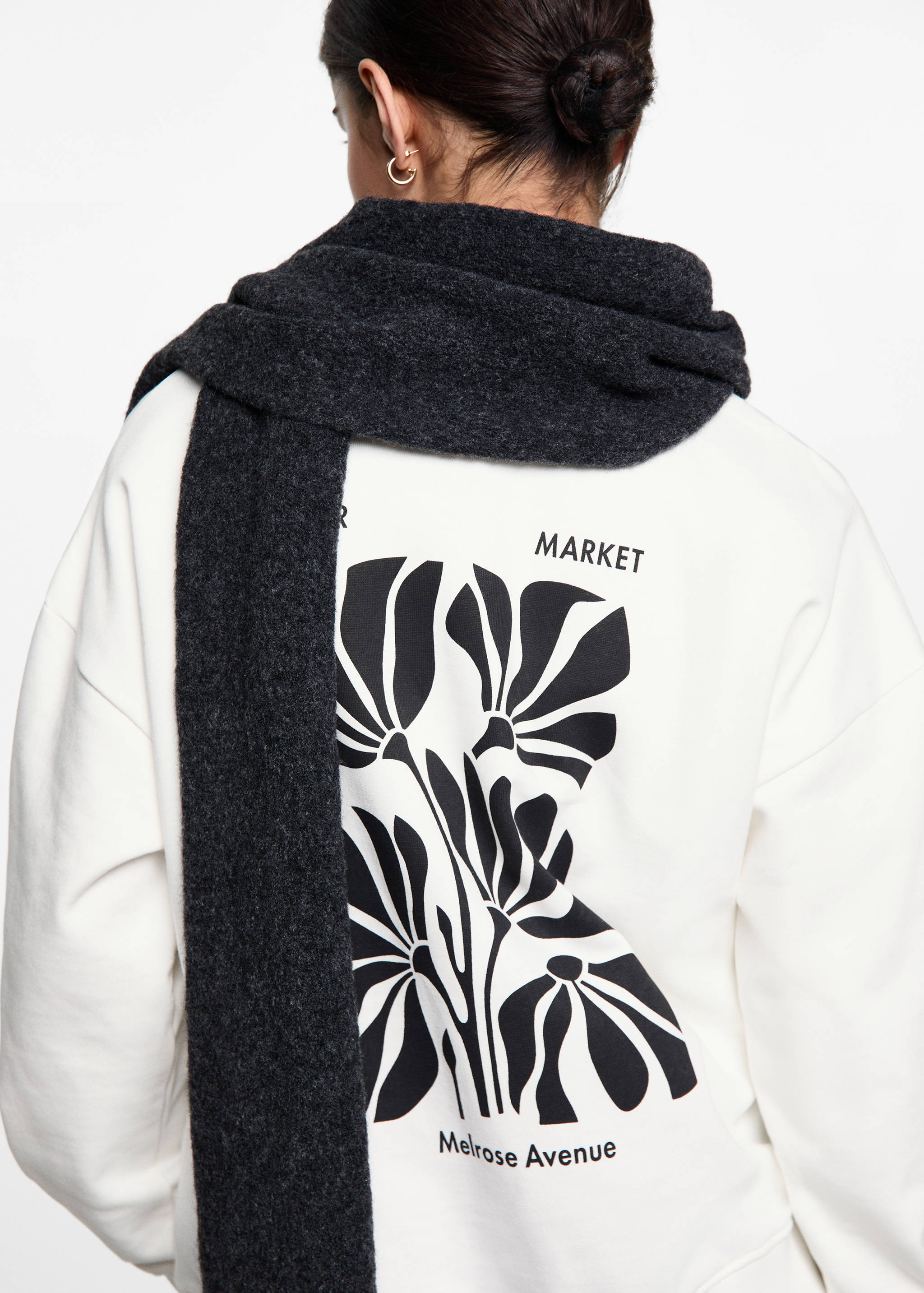Printed cotton sweatshirt - Details of the article 6