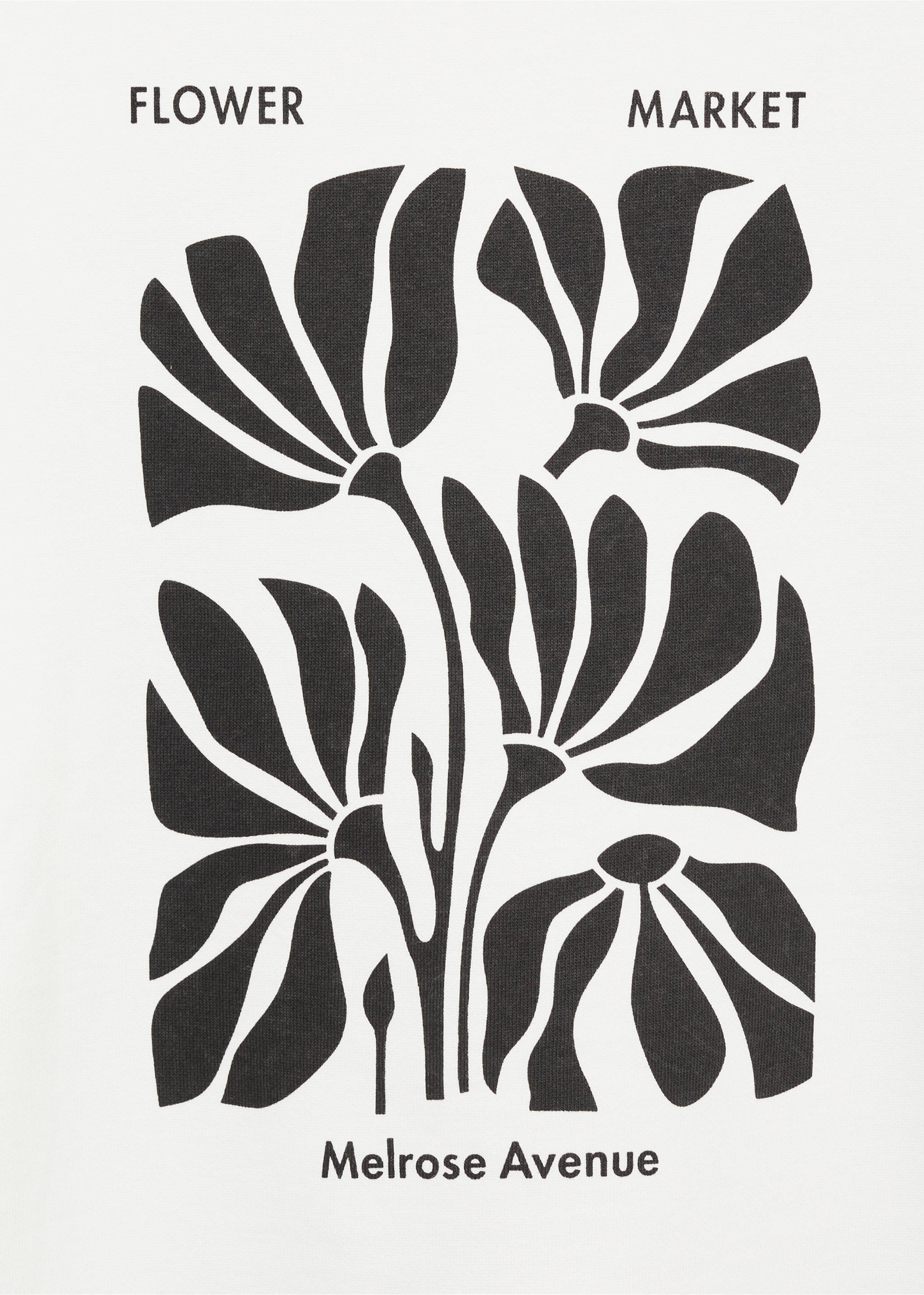 Printed cotton sweatshirt - Details of the article 8, Off White. Ref: 77097692-00.