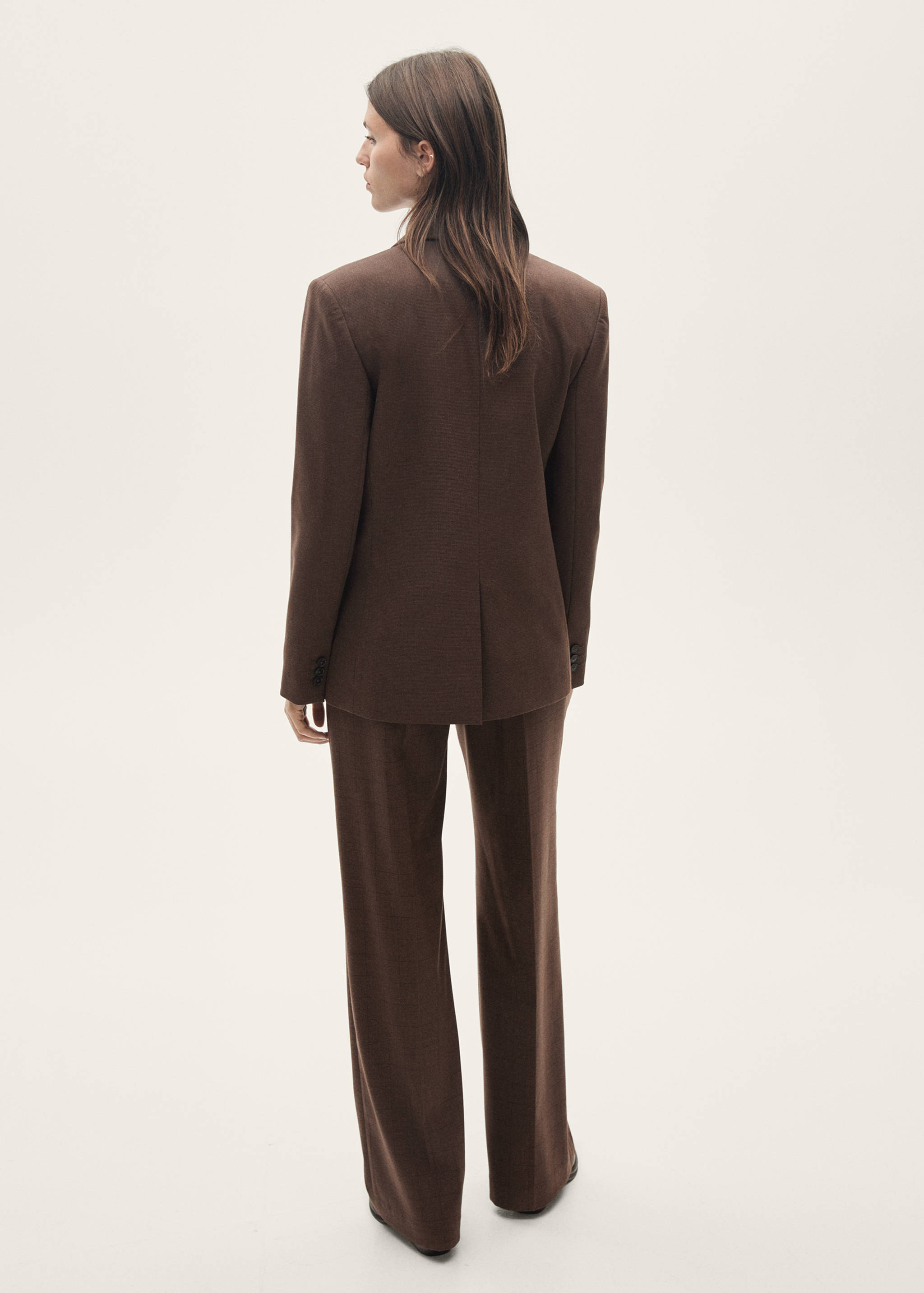 Micro-houndstooth suit jacket - Reverse of the article