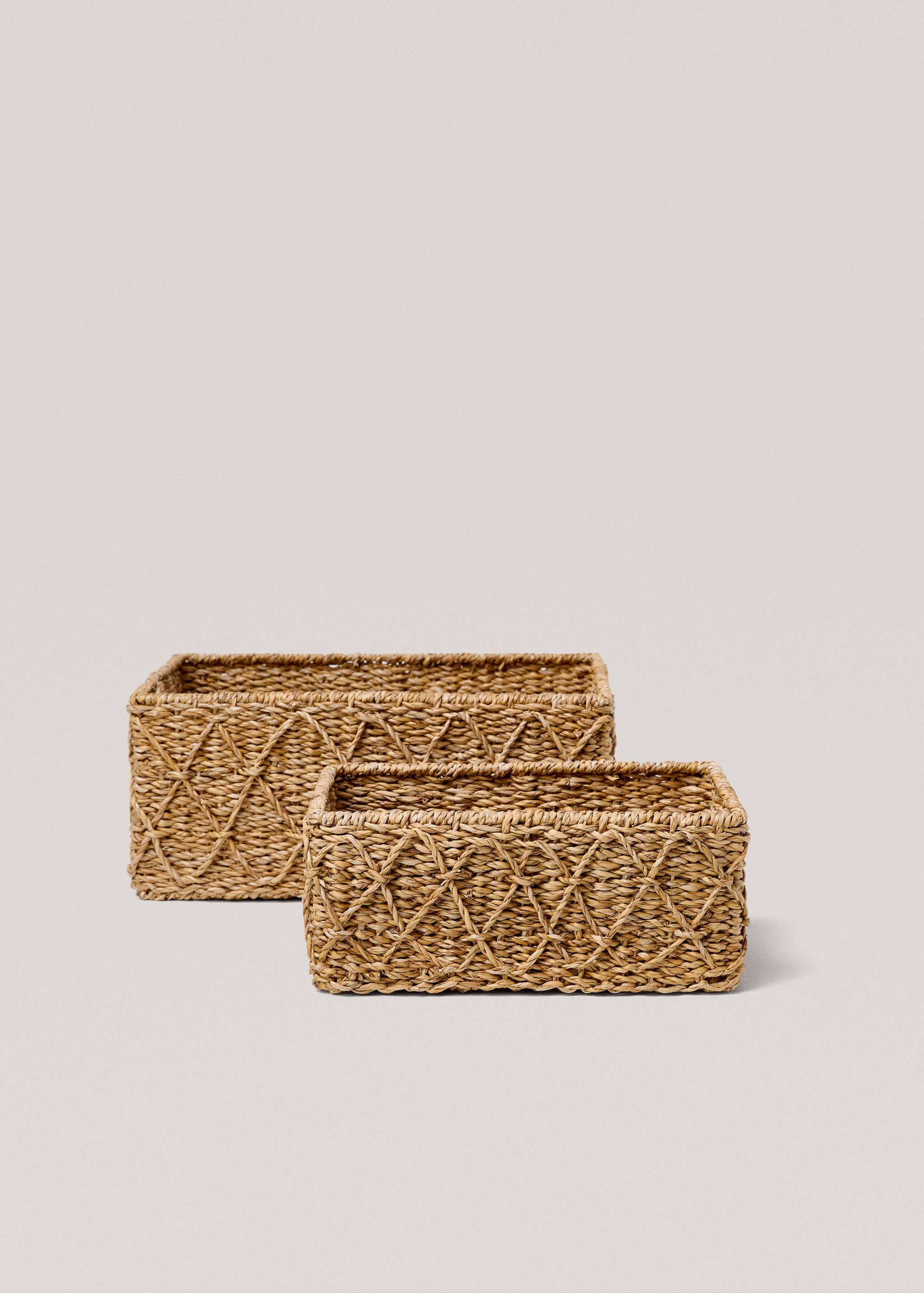 Embossed basket 35x25cm - Details of the article 4