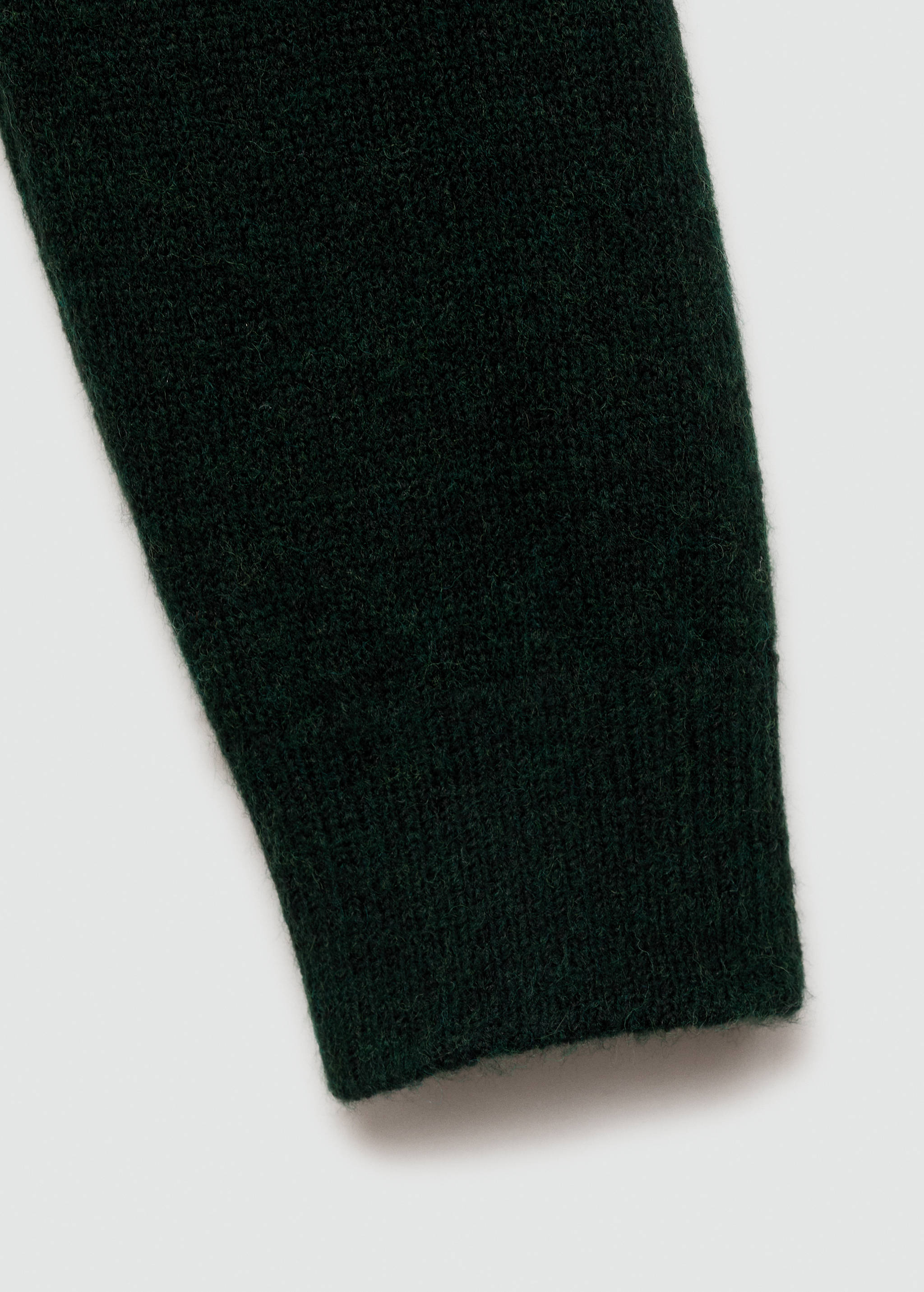 Knitted cardigan with jewel button - Details of the article 0