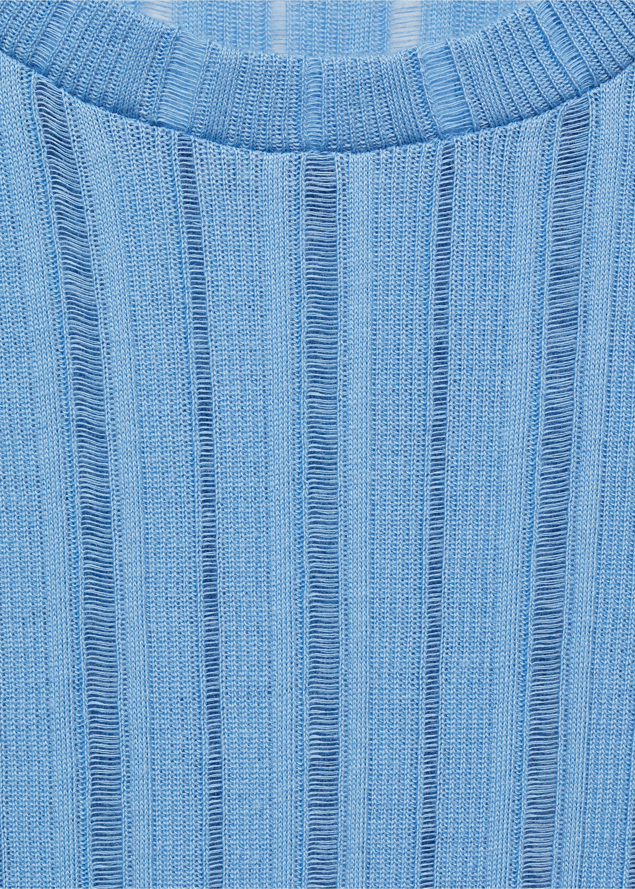 Maglietta melangiata - Dettaglio dell'articolo 8, Celeste. Ref: 77097715-00.