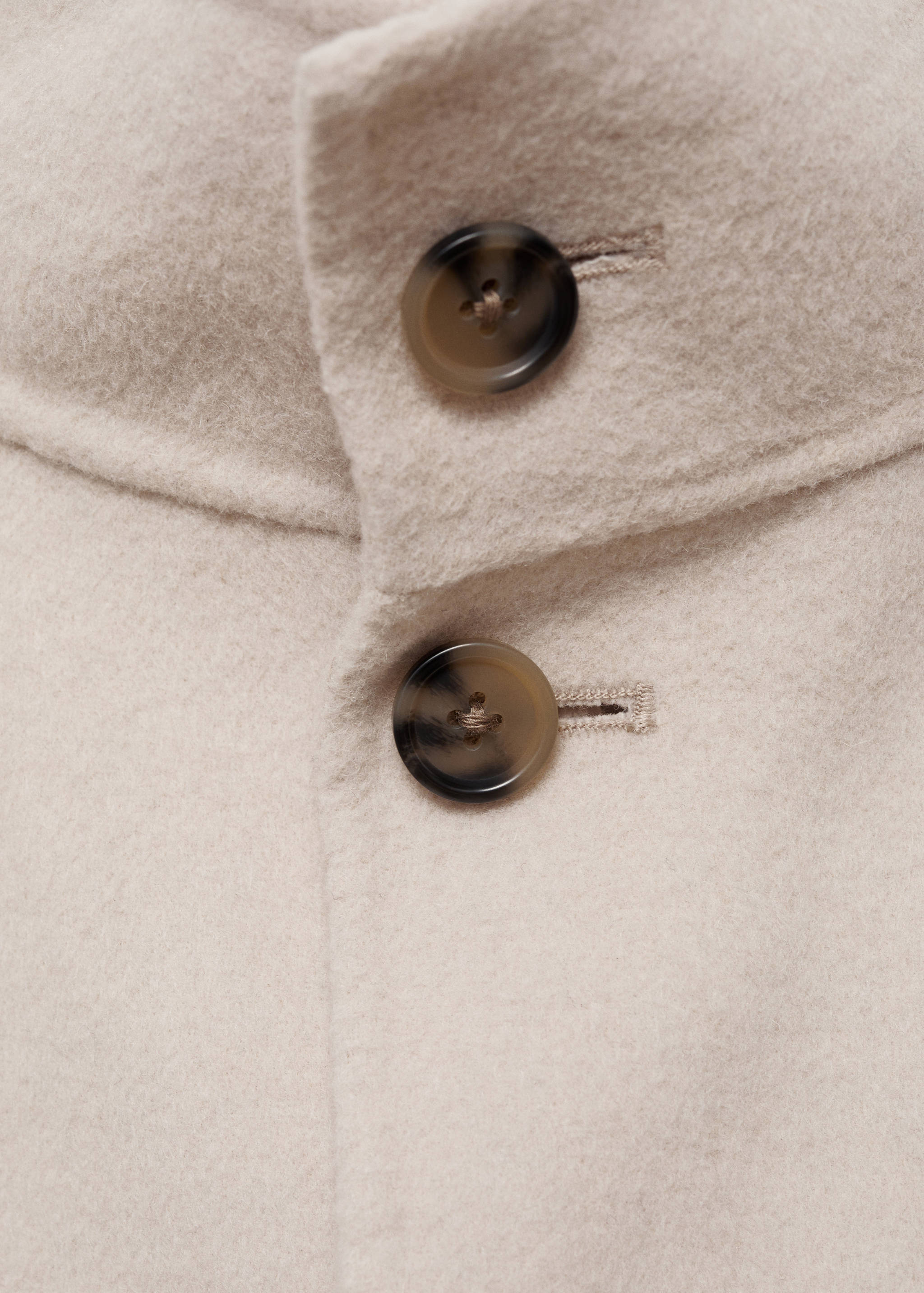 Jaqueta llana handmade coll xemeneia - Detall de l'article 8