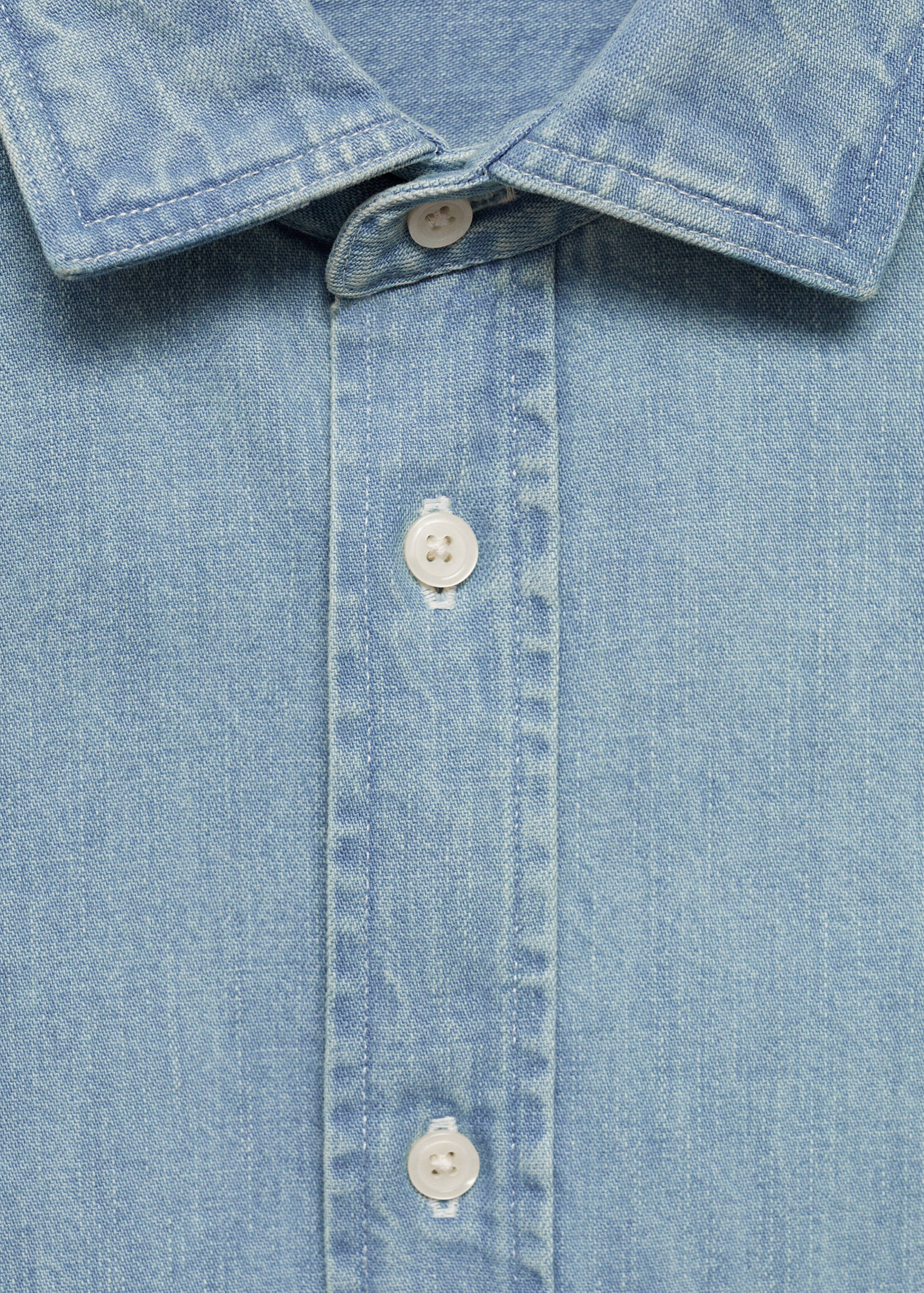 Regular fit denim shirt - Details of the article 8