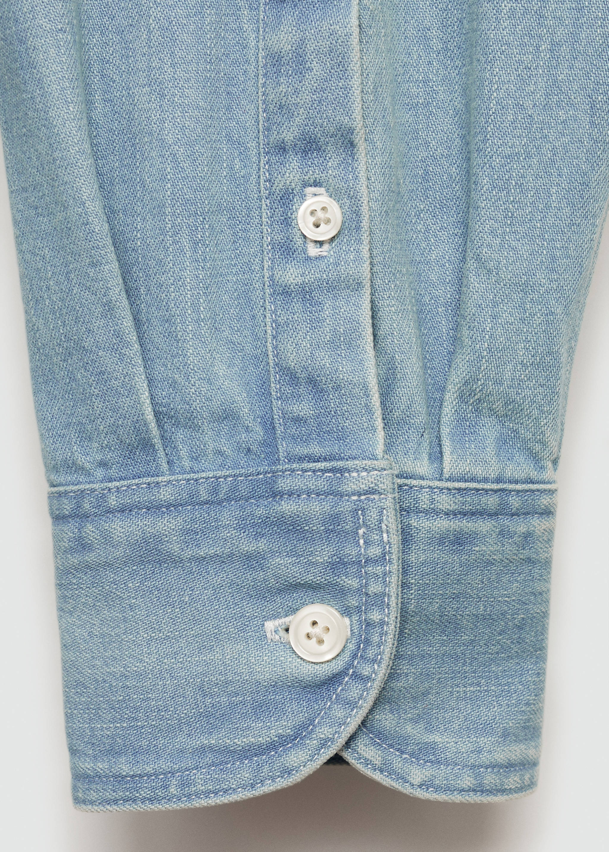 Regular fit denim shirt - Details of the article 0