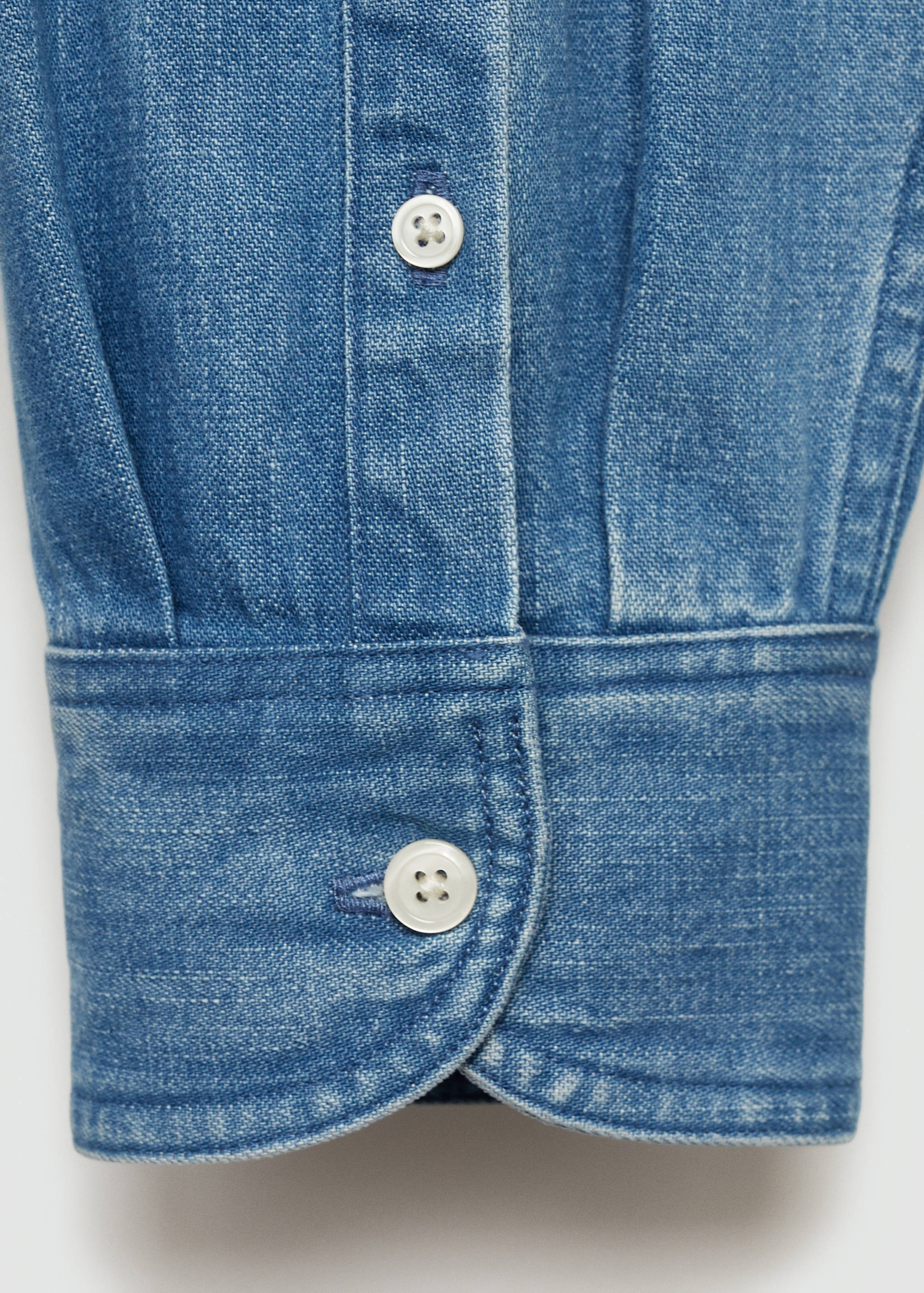 Regular fit denim shirt - Details of the article 0